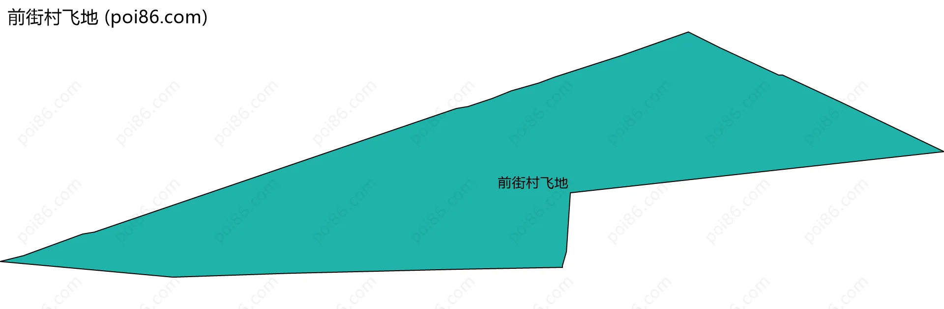 前街村飞地边界地图