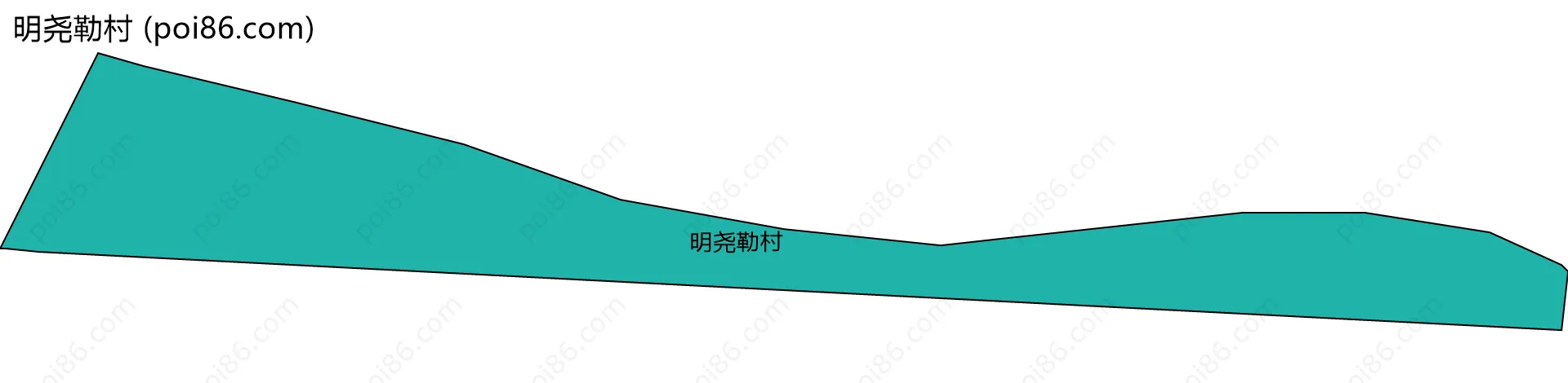 明尧勒村边界地图