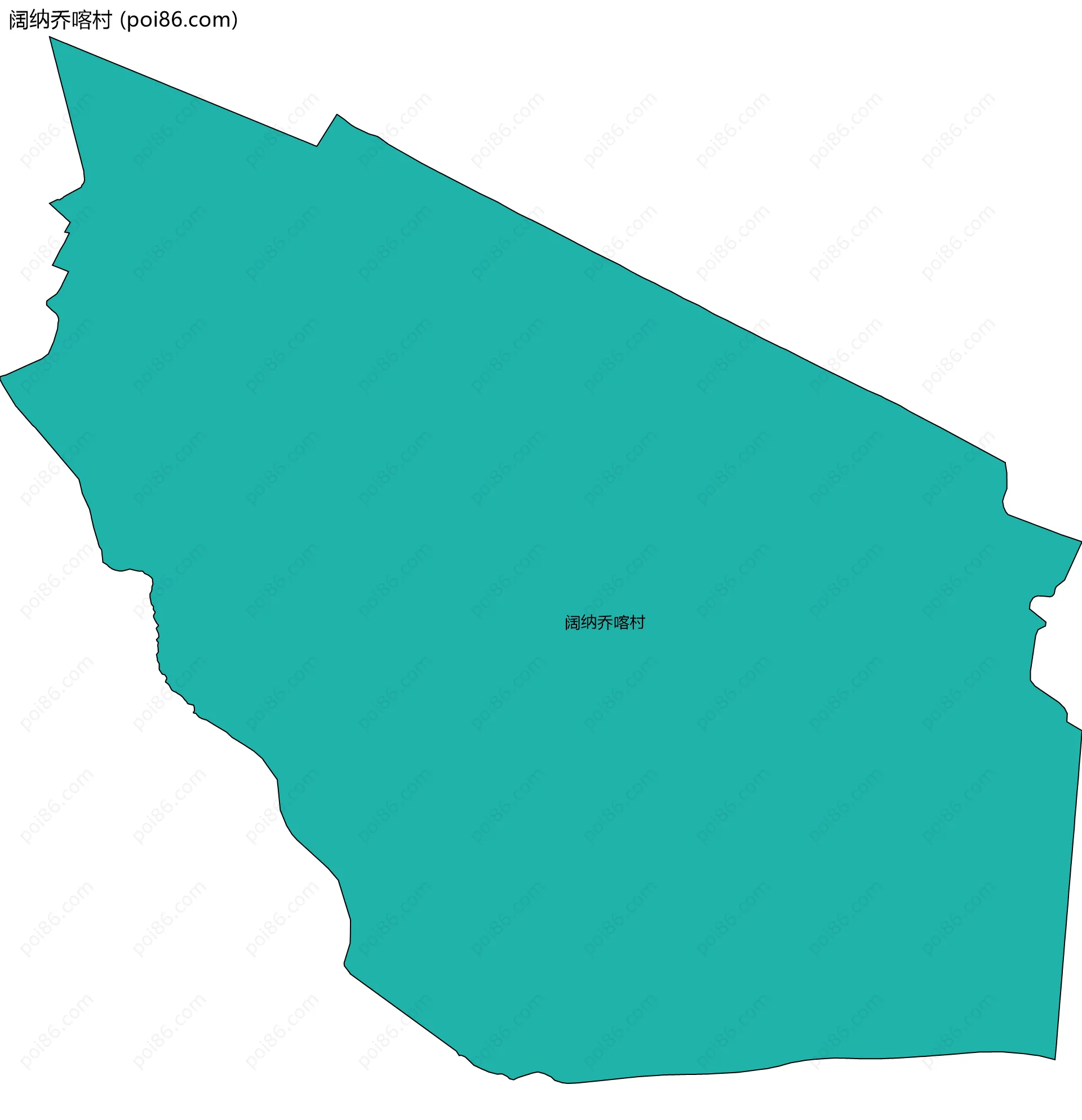阔纳乔喀村边界地图