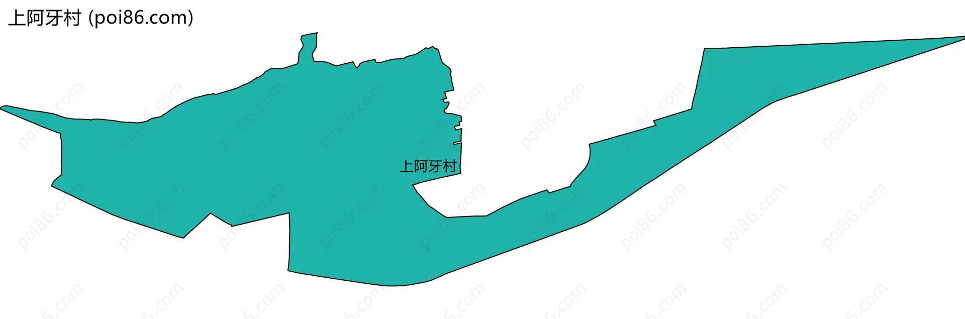 上阿牙村边界地图