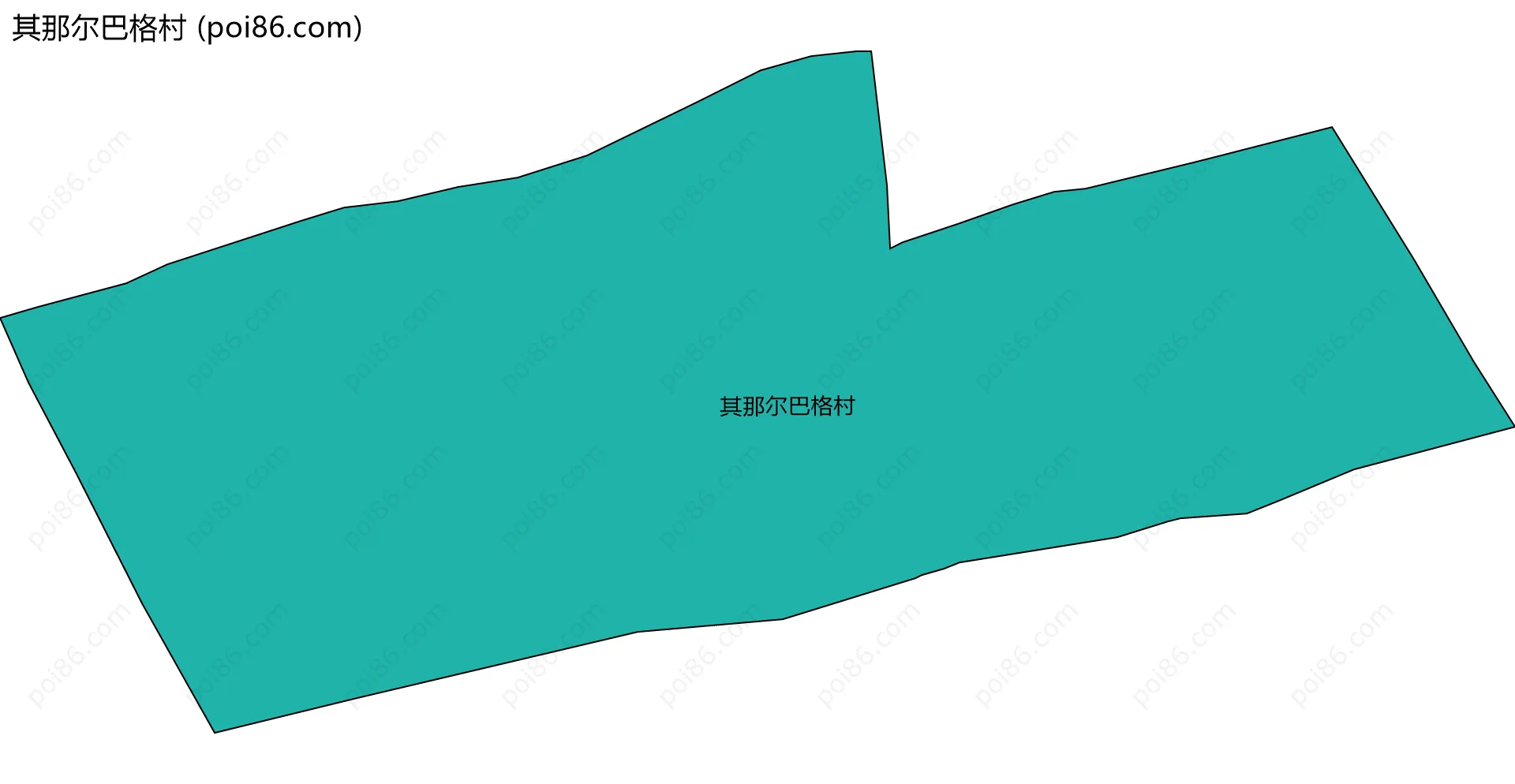 其那尔巴格村边界地图