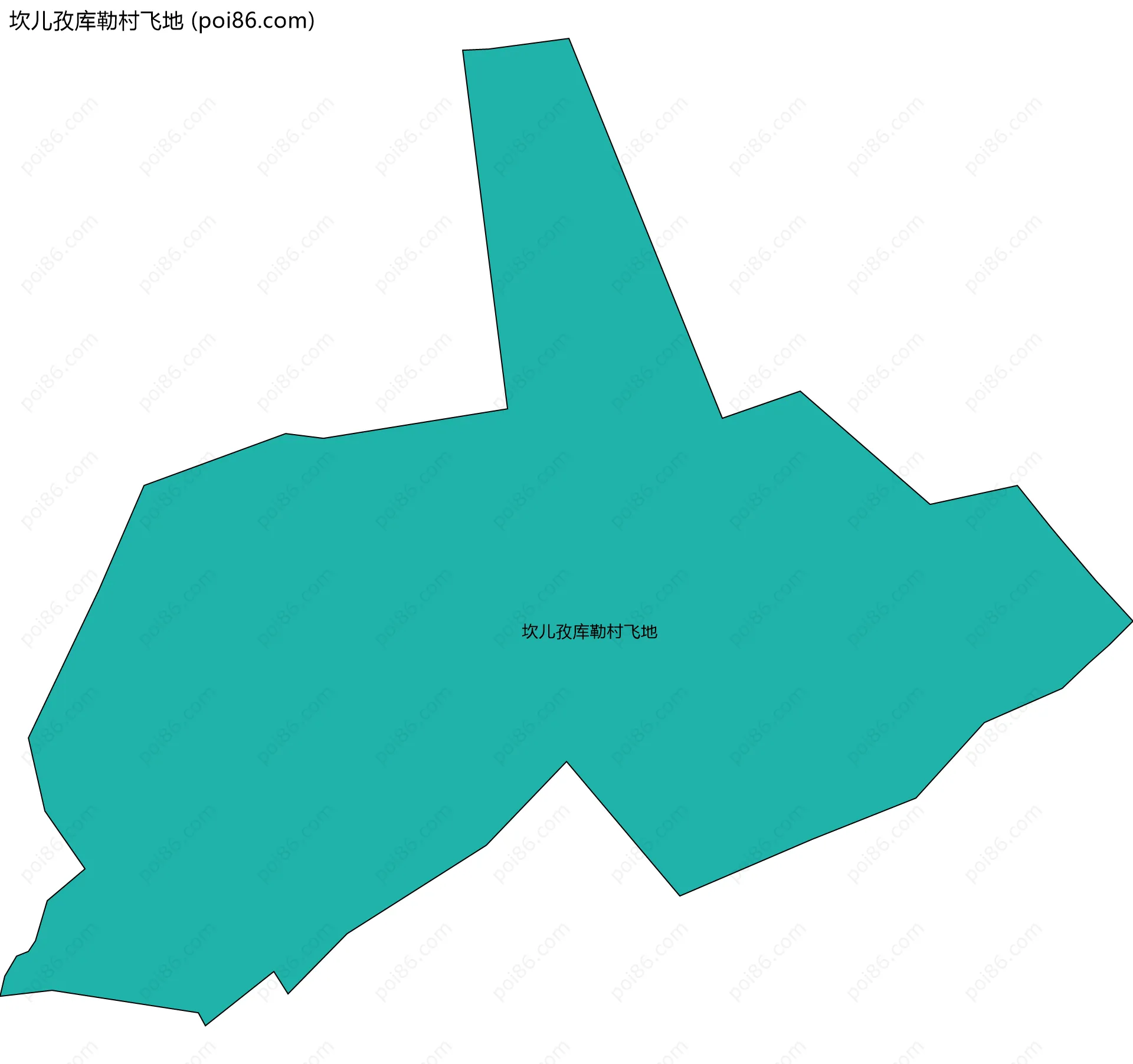 坎儿孜库勒村飞地边界地图