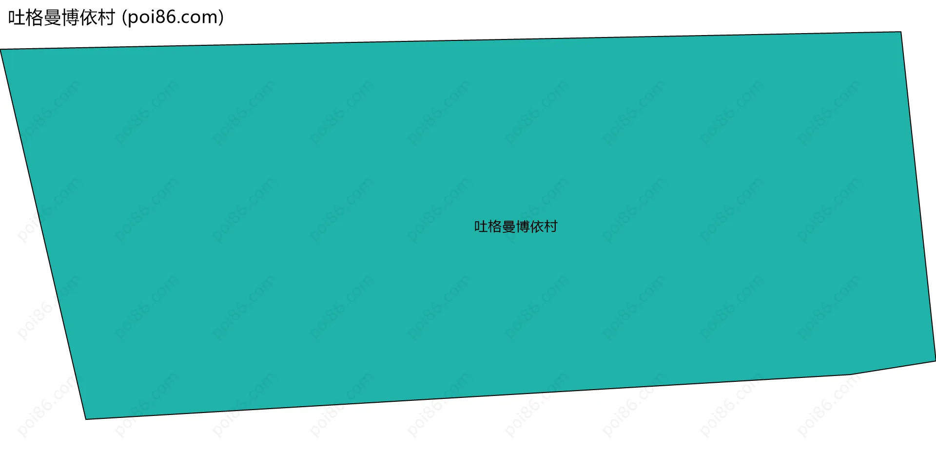 吐格曼博依村边界地图