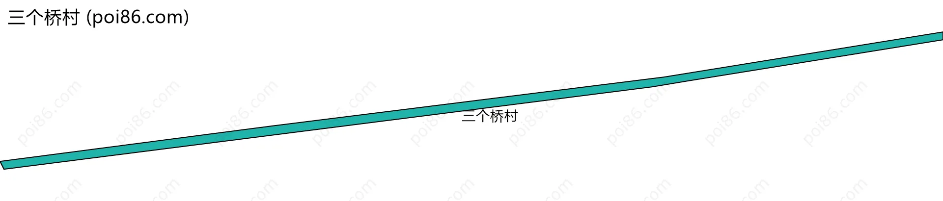 三个桥村边界地图