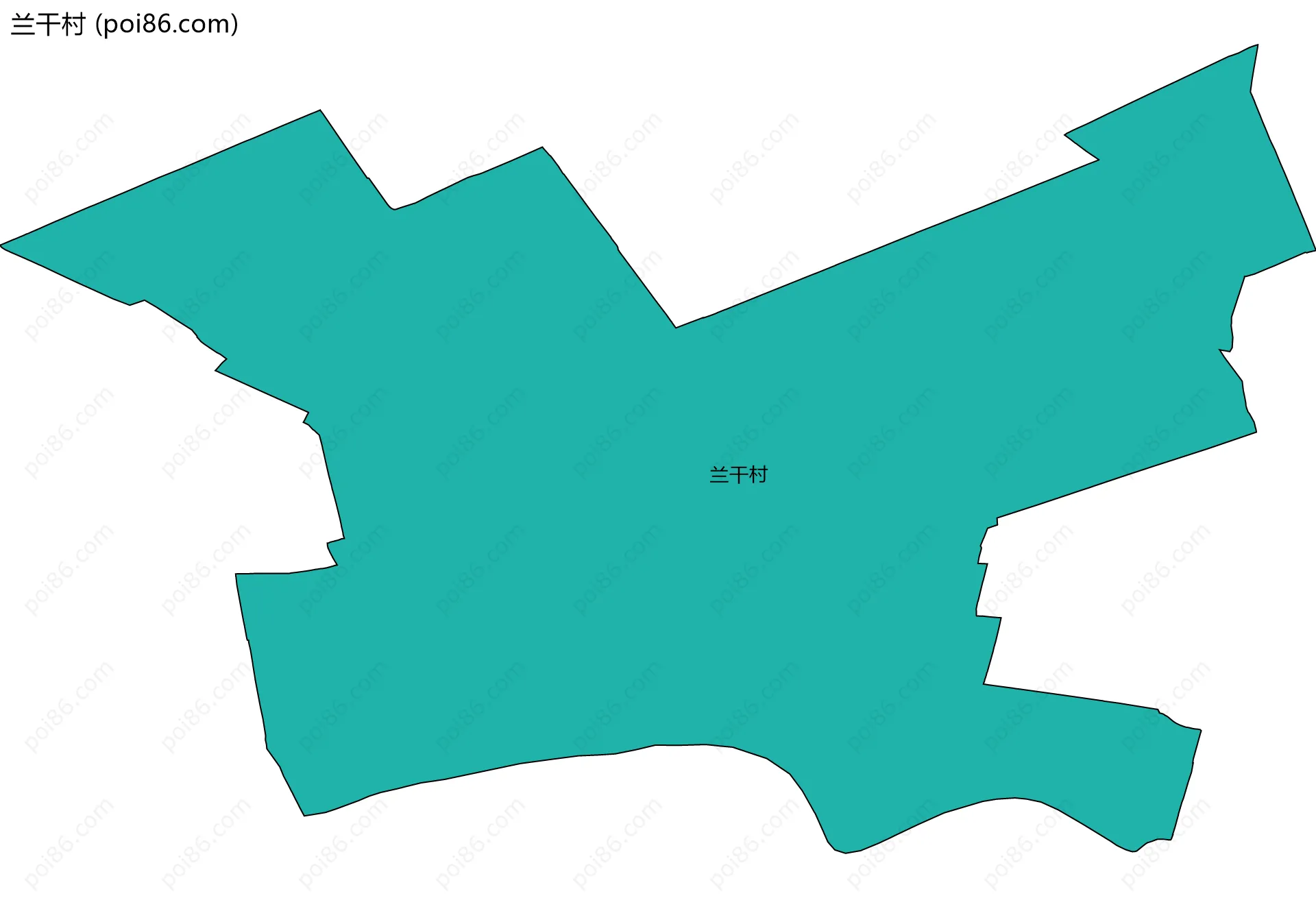 兰干村边界地图