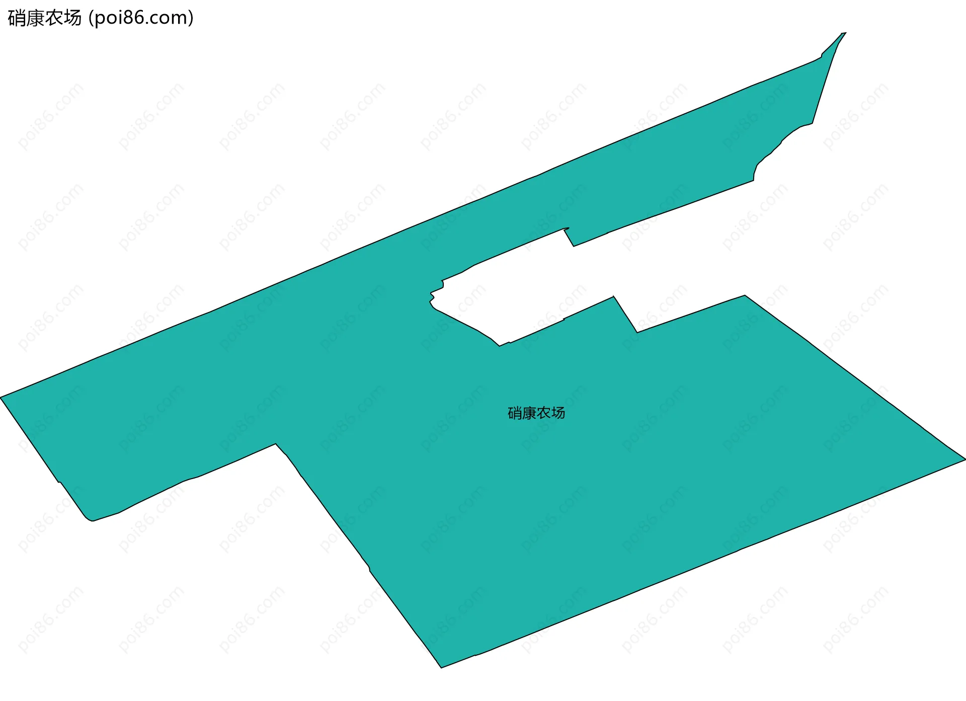 硝康农场边界地图