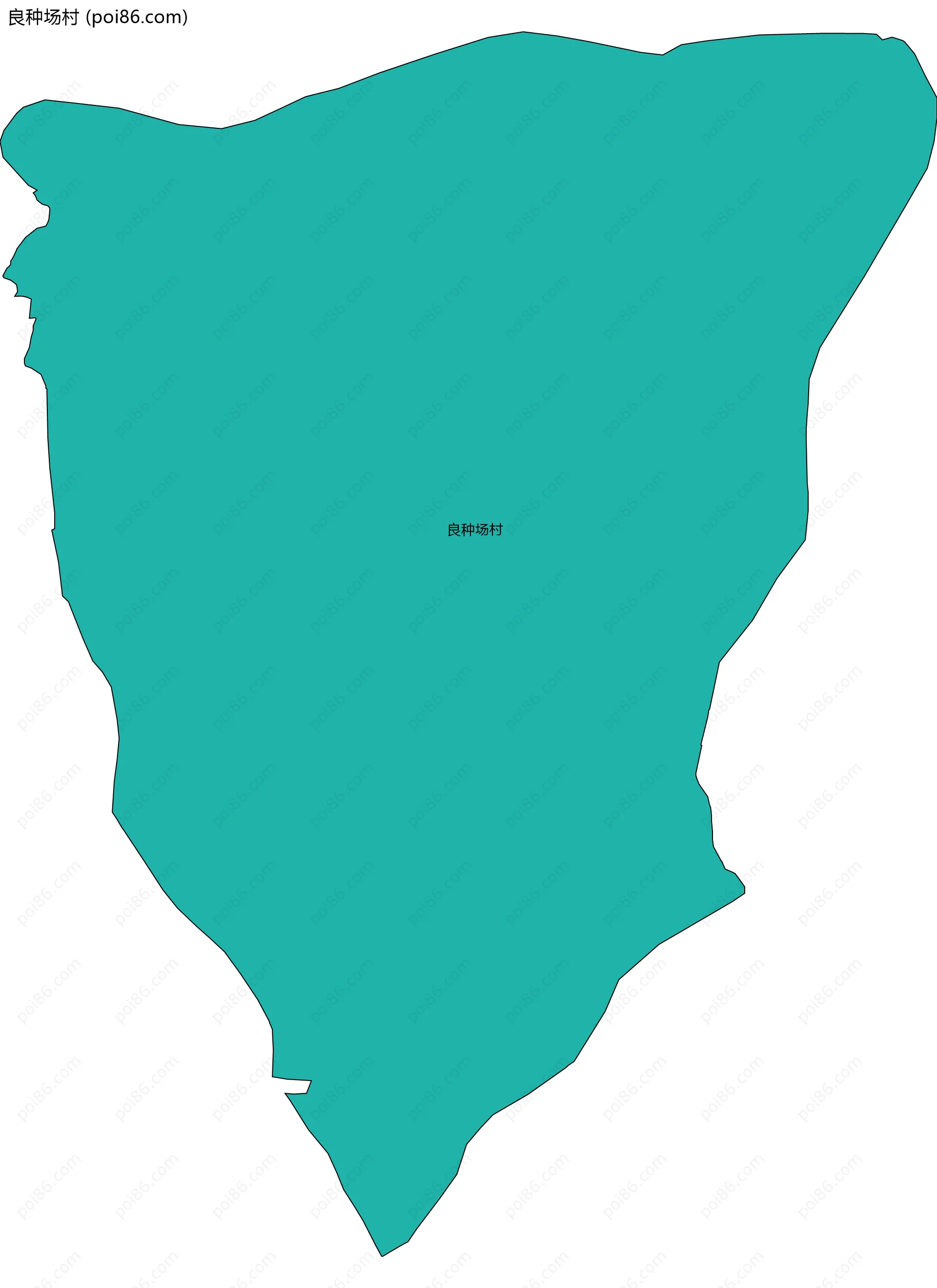 良种场村边界地图
