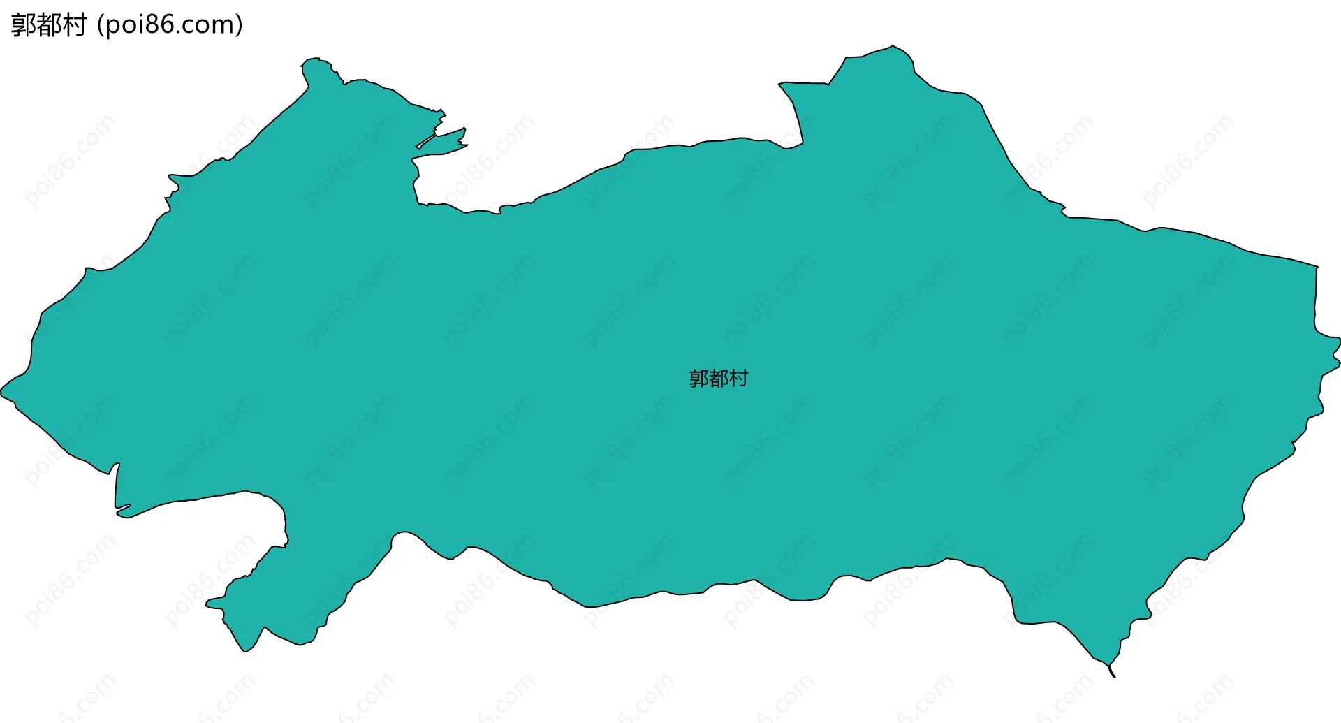 郭都村边界地图