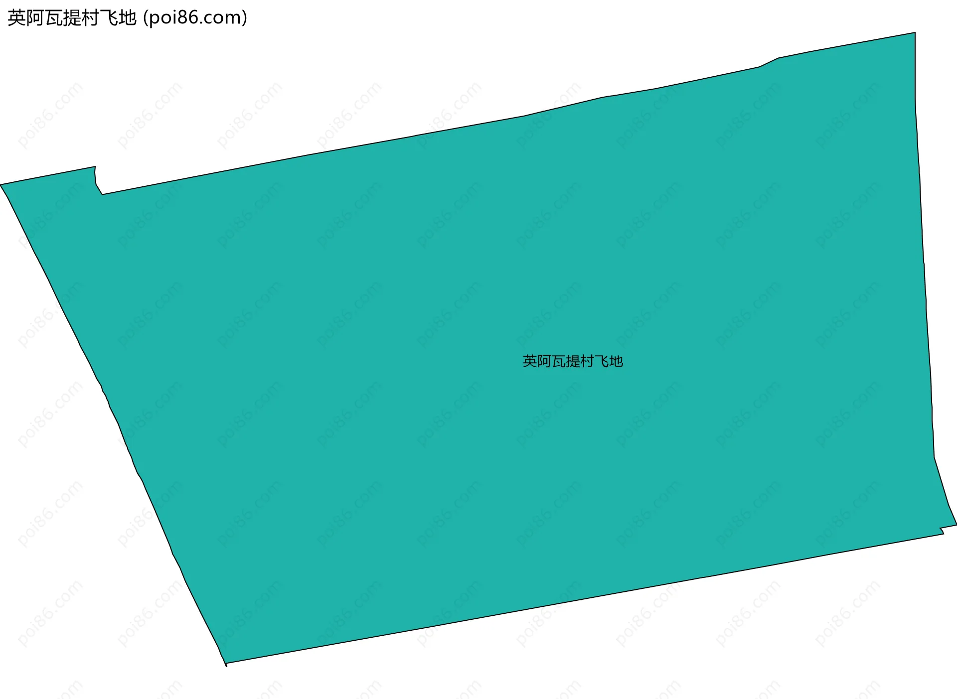 英阿瓦提村飞地边界地图
