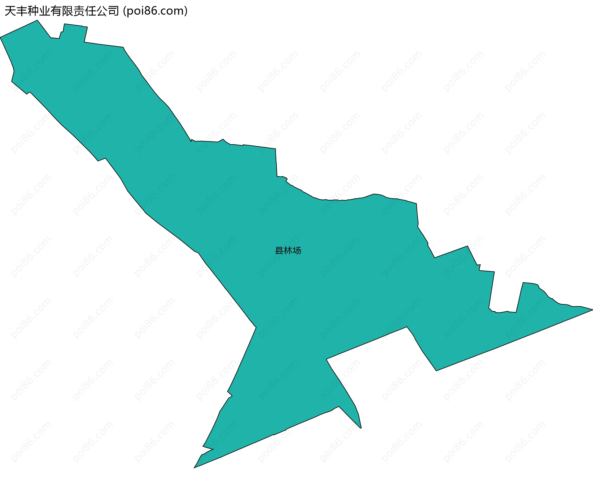 天丰种业有限责任公司边界地图(五级行政区划)
