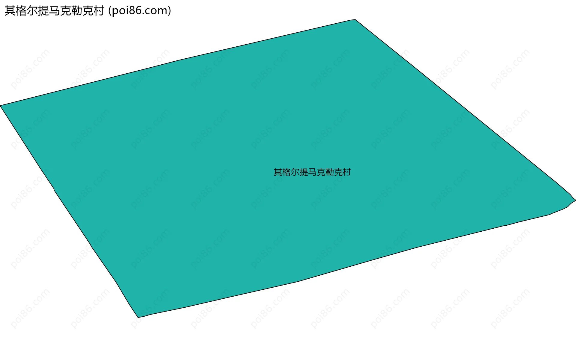 其格尔提马克勒克村边界地图