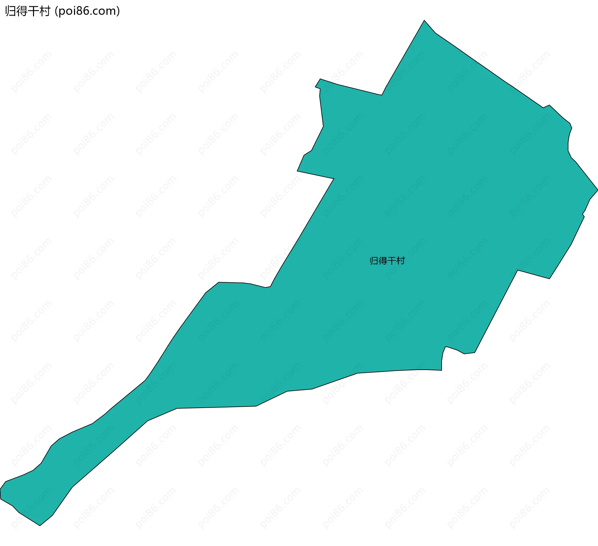 归得干村边界地图