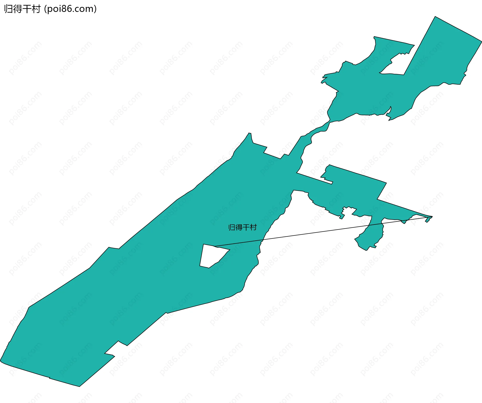归得干村边界地图