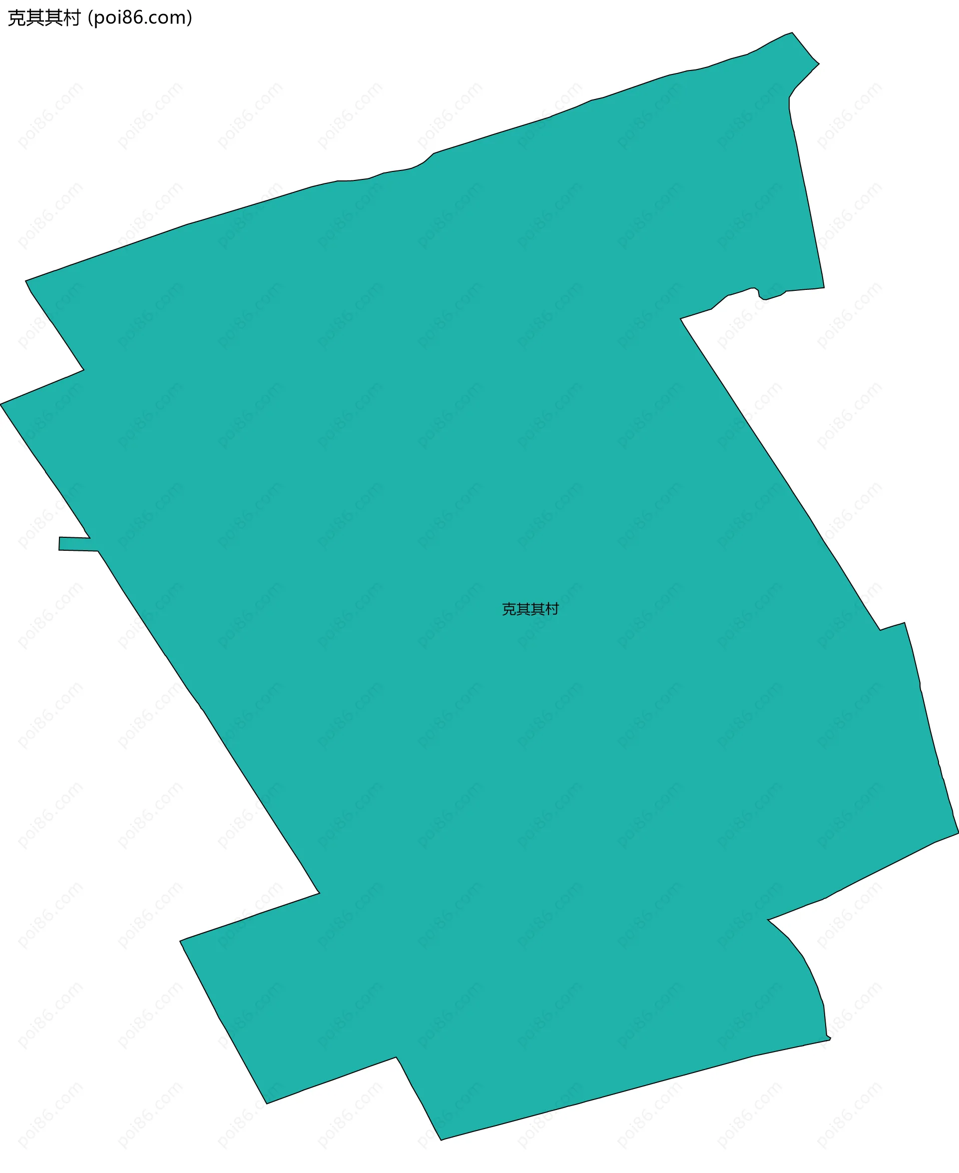 克其其村边界地图