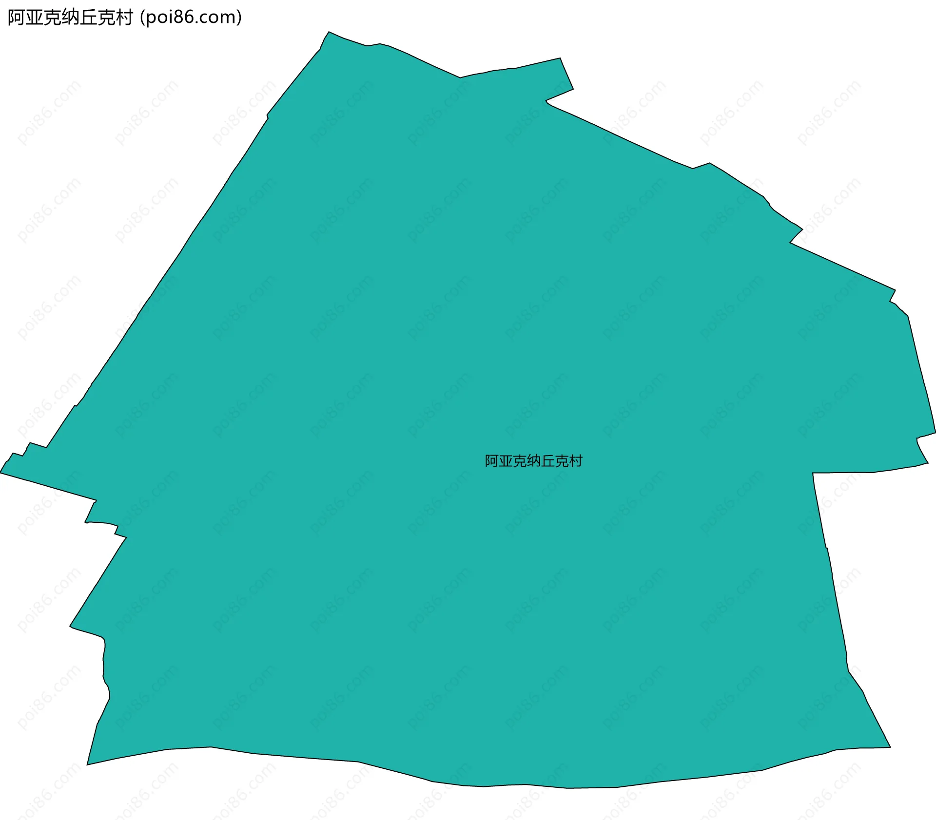 阿亚克纳丘克村边界地图
