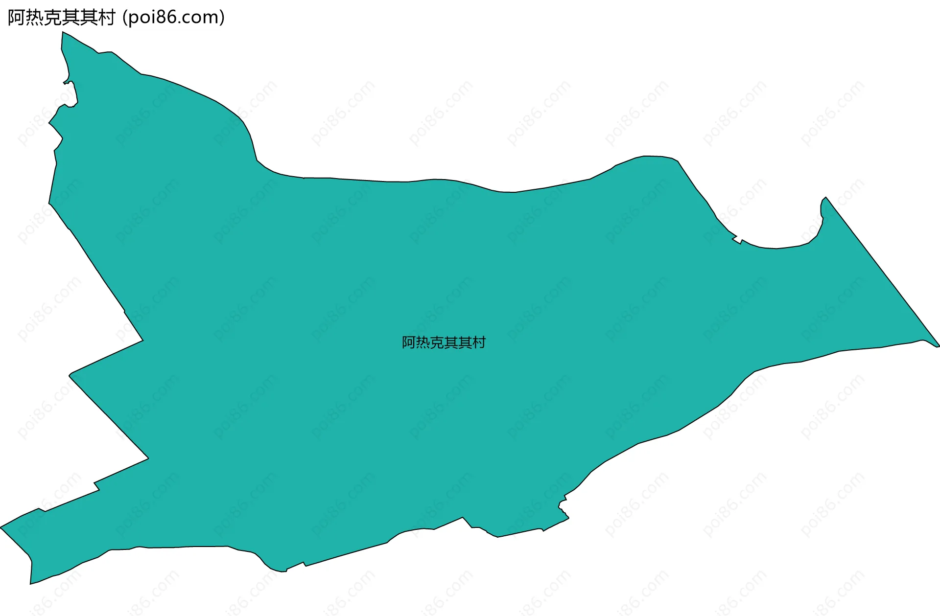 阿热克其其村边界地图