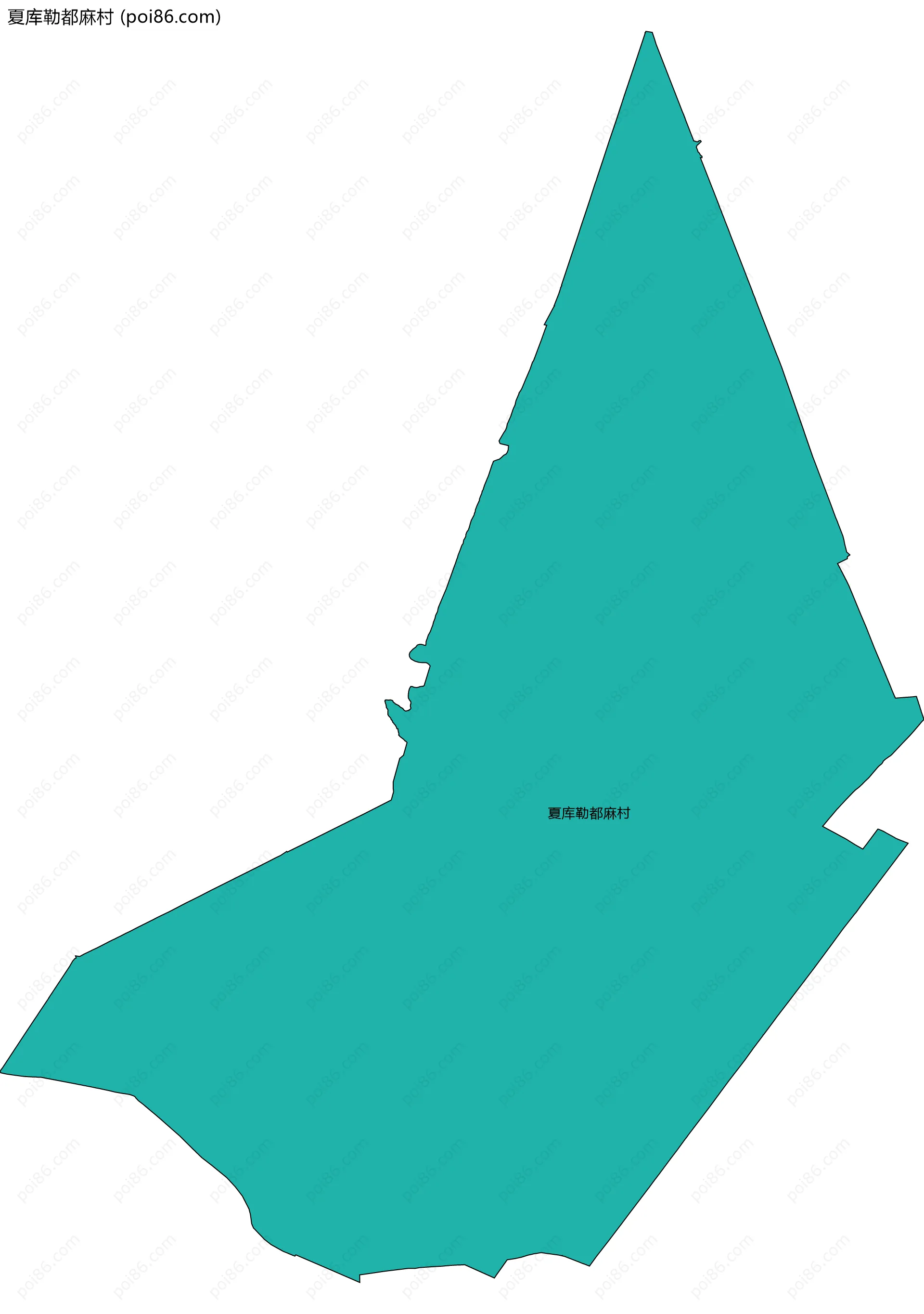 夏库勒都麻村边界地图