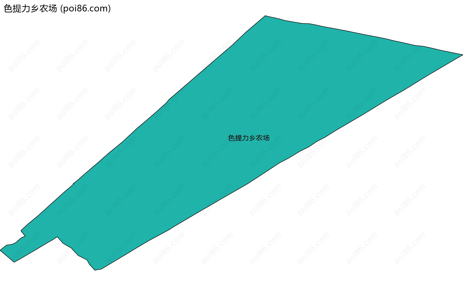 色提力乡农场边界地图