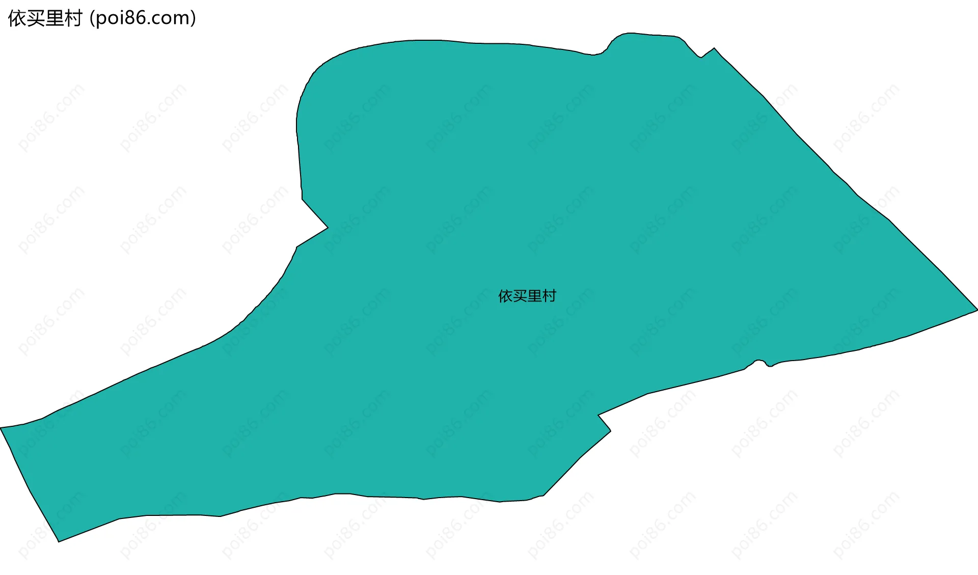 依买里村边界地图