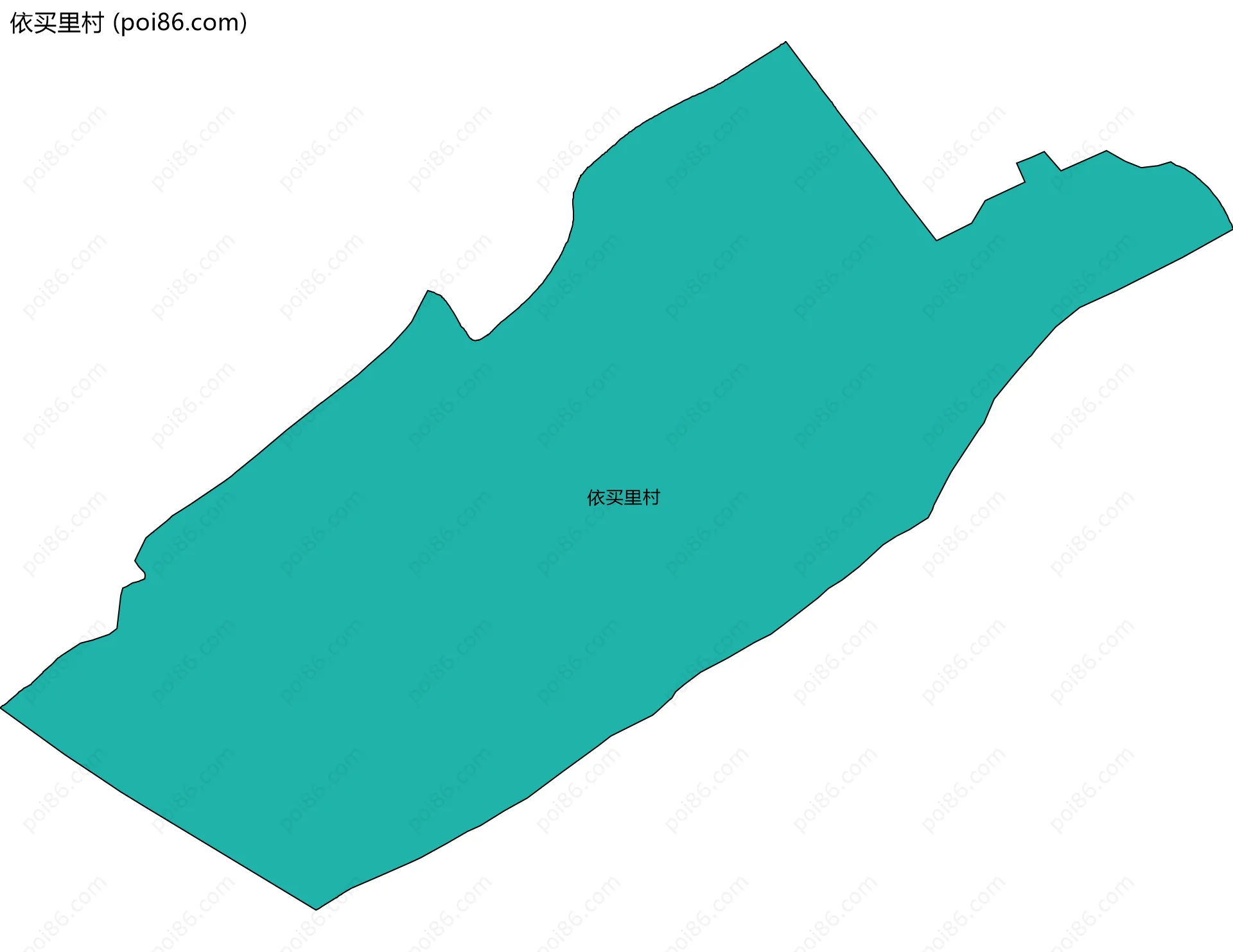 依买里村边界地图