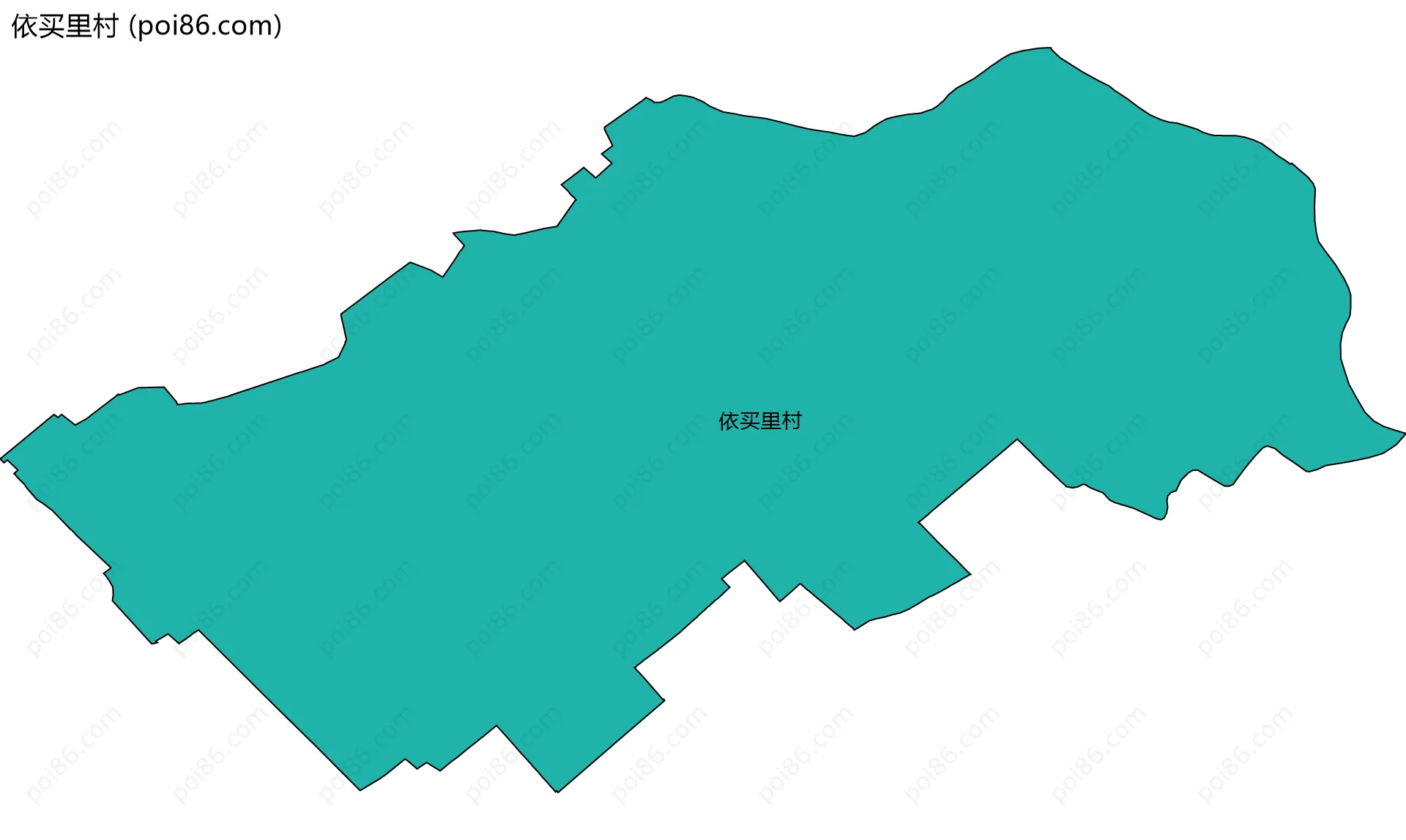 依买里村边界地图