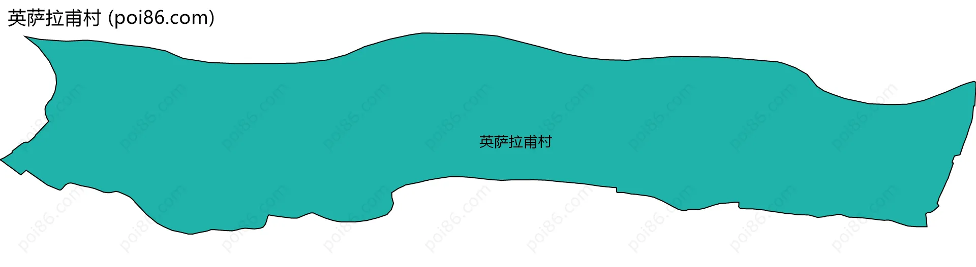 英萨拉甫村边界地图