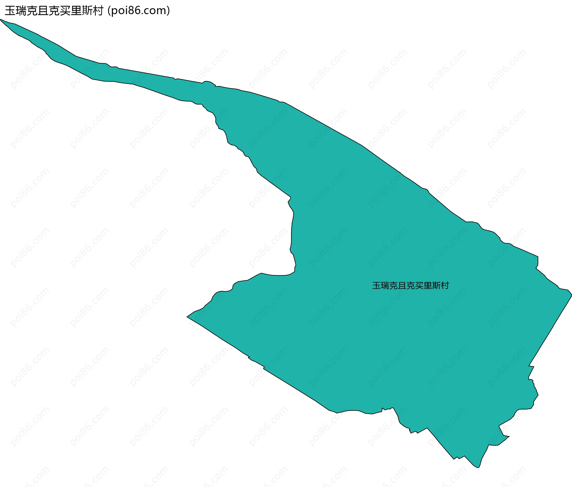 玉瑞克且克买里斯村边界地图