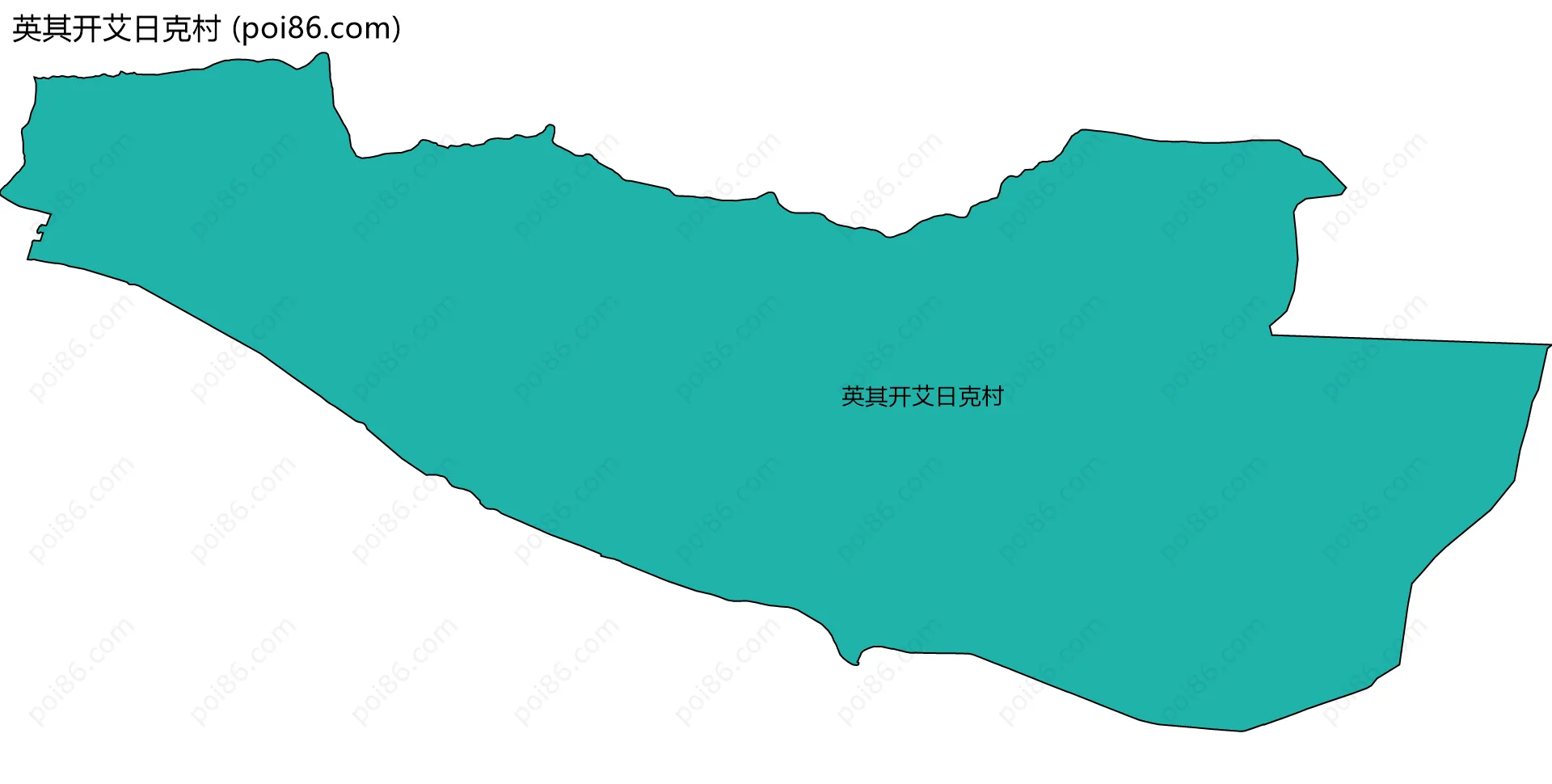 英其开艾日克村边界地图