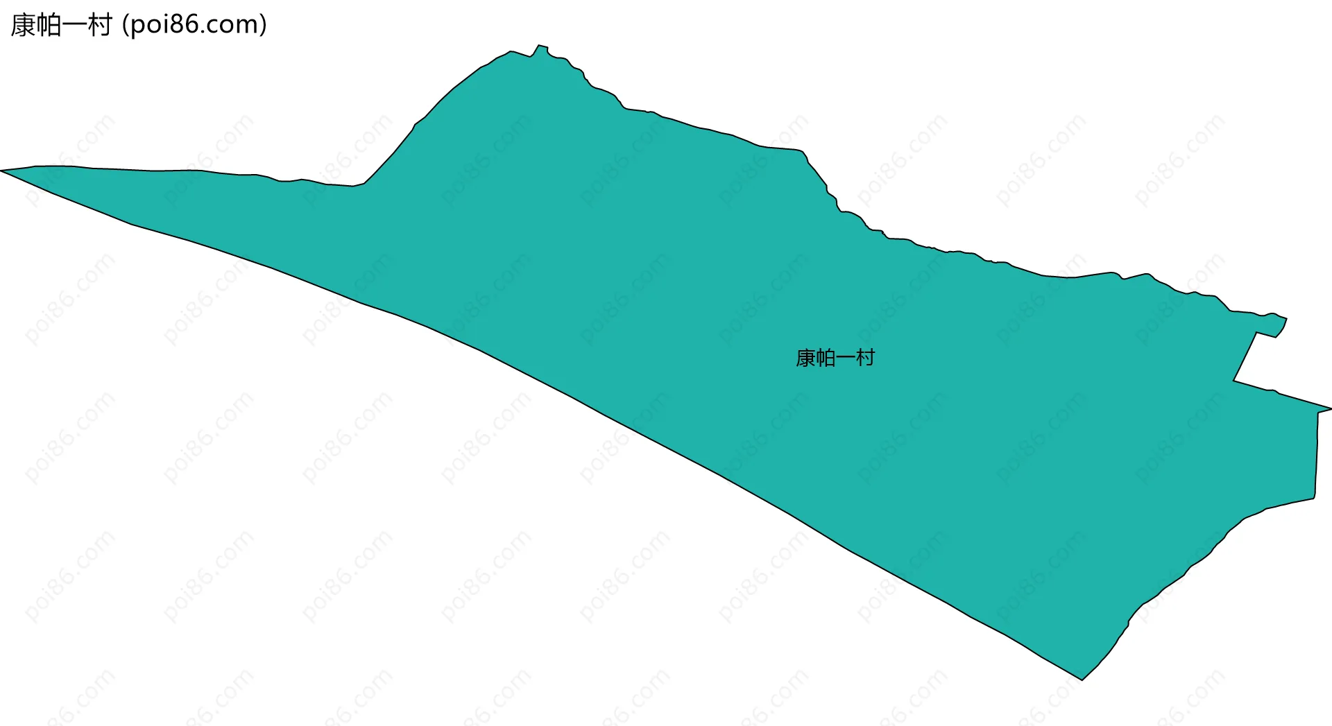 康帕一村边界地图