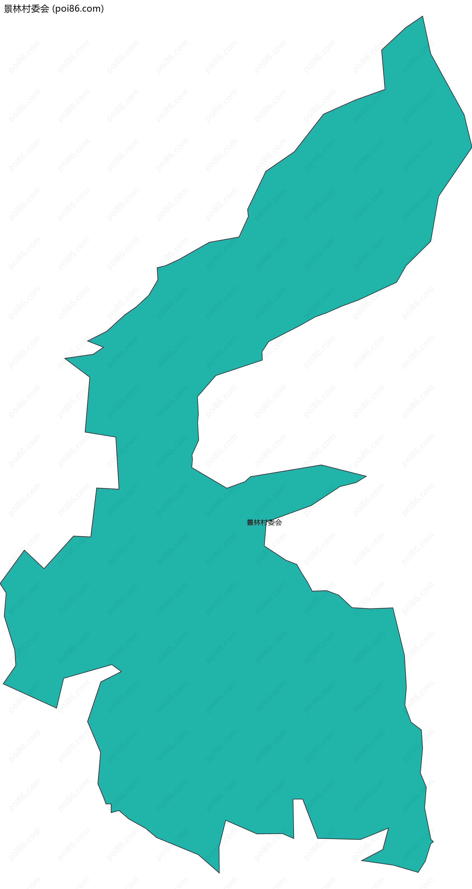 景林村委会边界地图