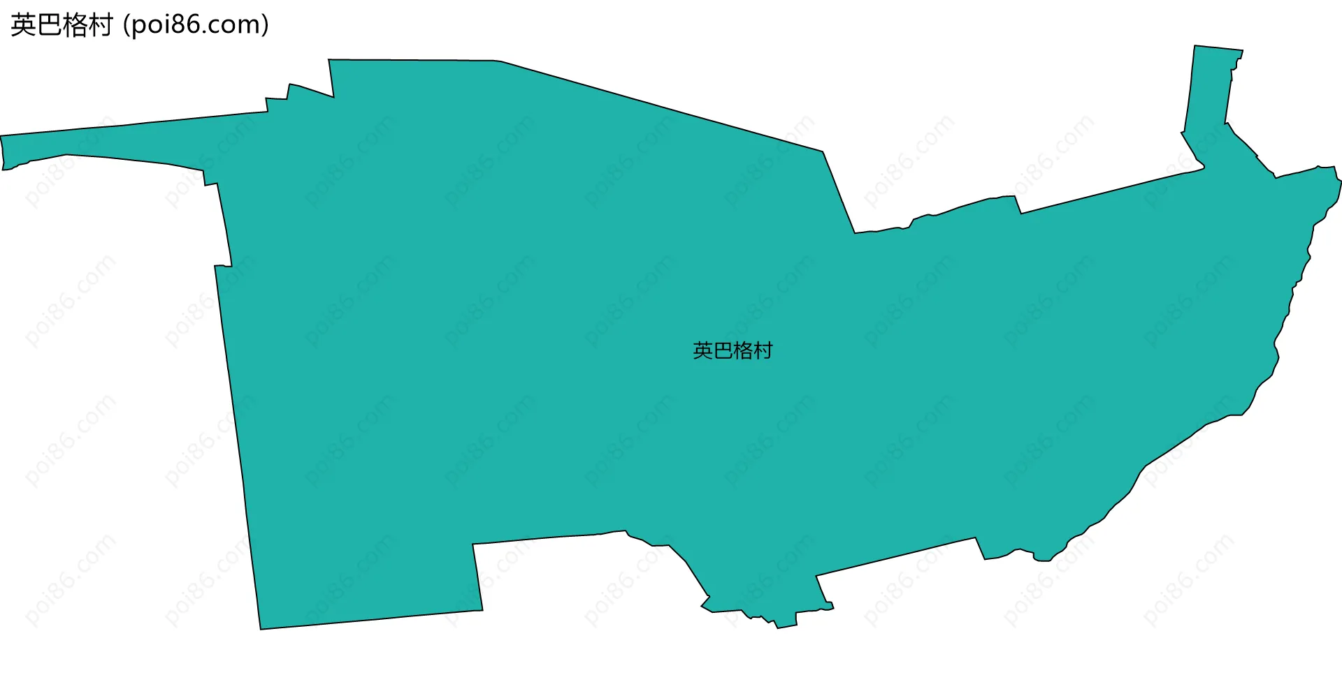 英巴格村边界地图