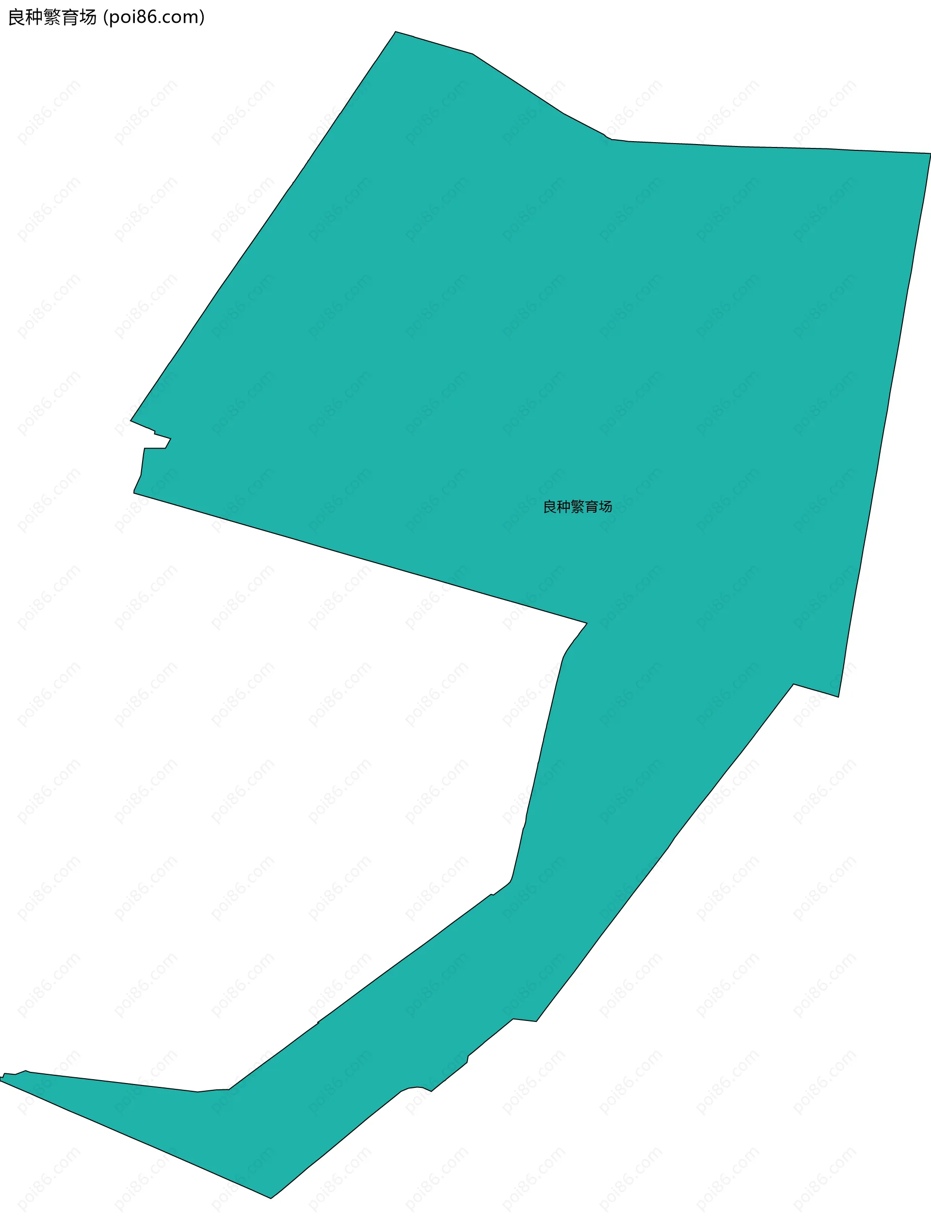 良种繁育场边界地图