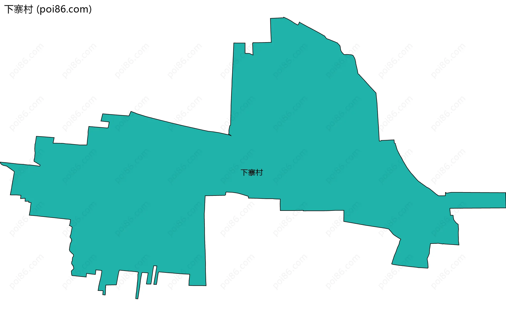 下寨村边界地图