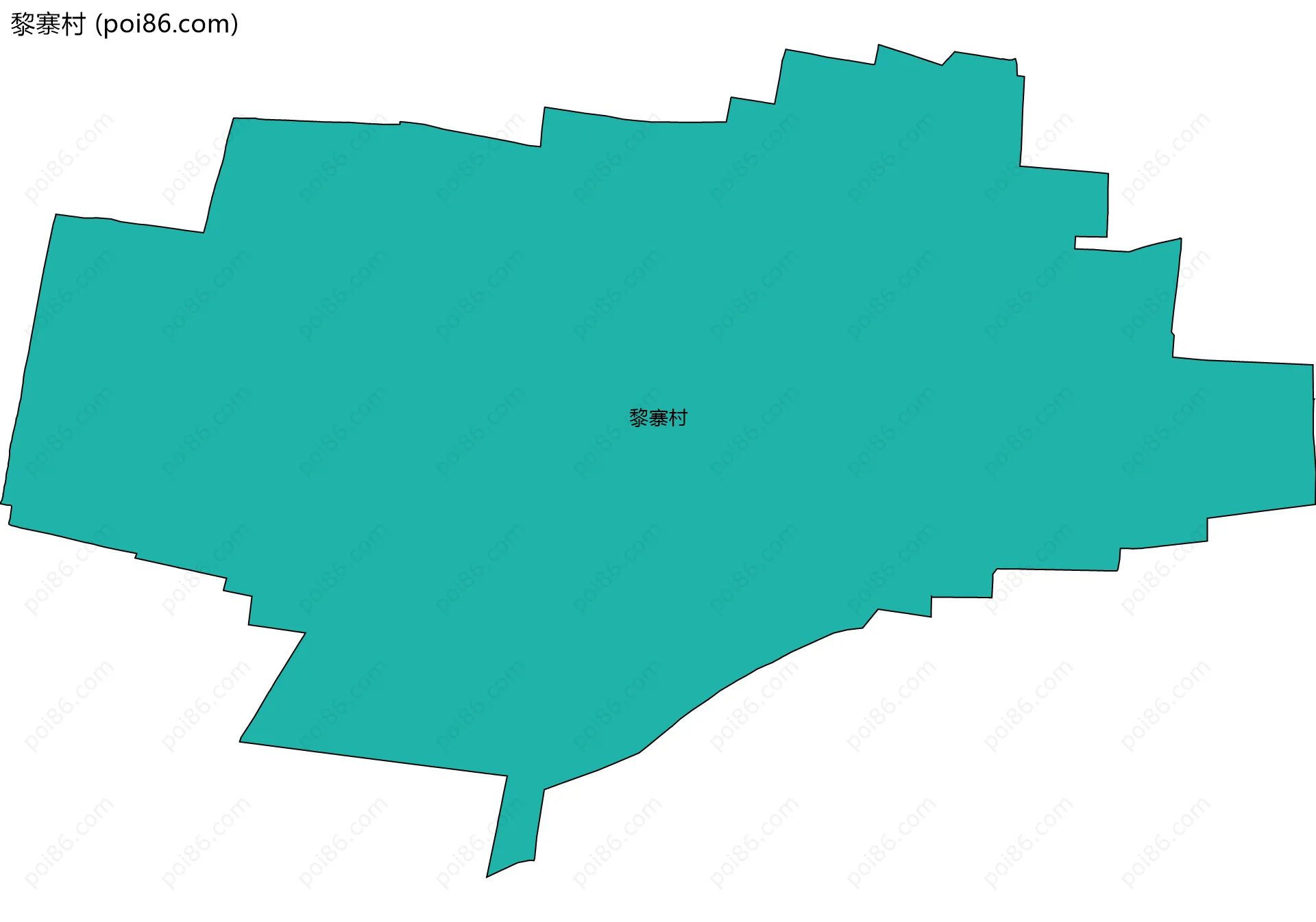 黎寨村边界地图