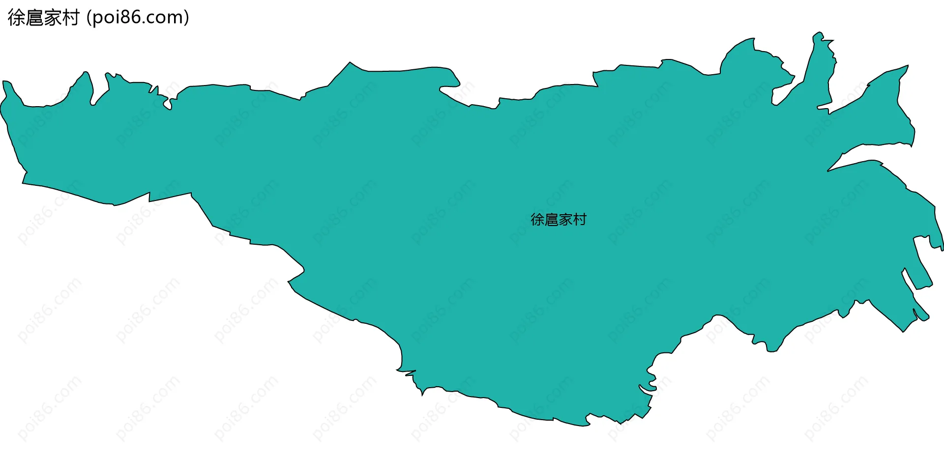 徐扈家村边界地图