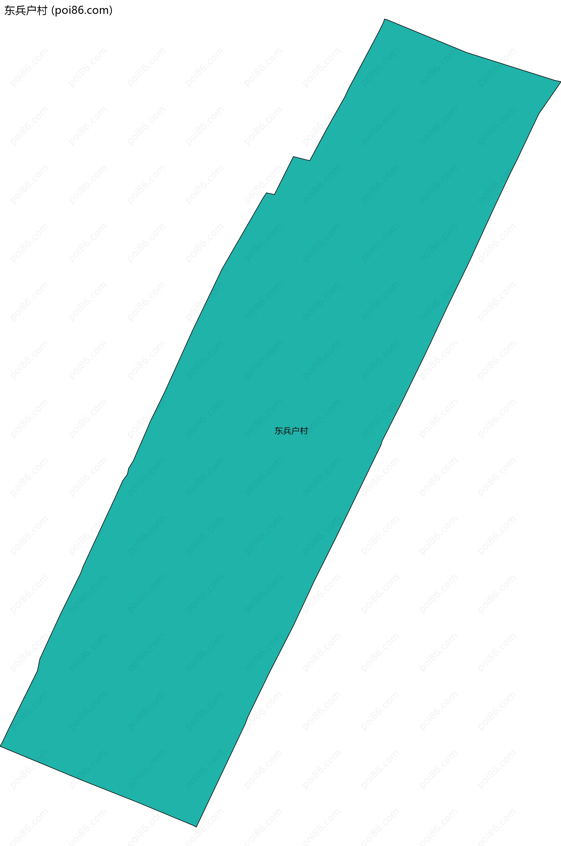 东兵户村边界地图