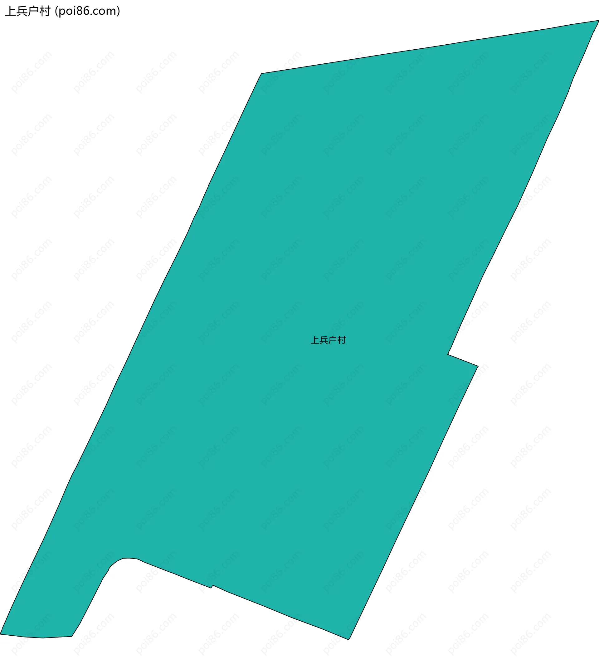 上兵户村边界地图