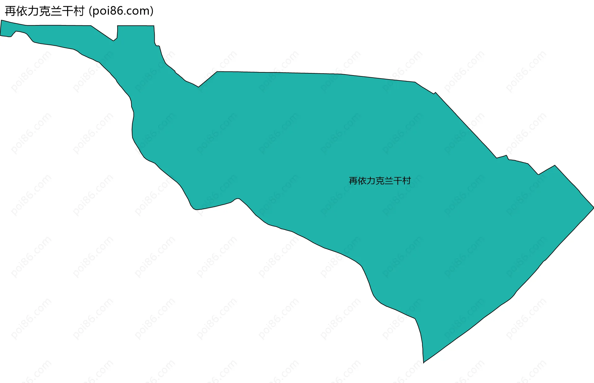 再依力克兰干村边界地图