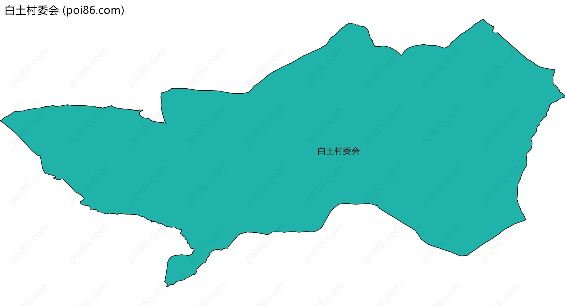 白土村委会边界地图