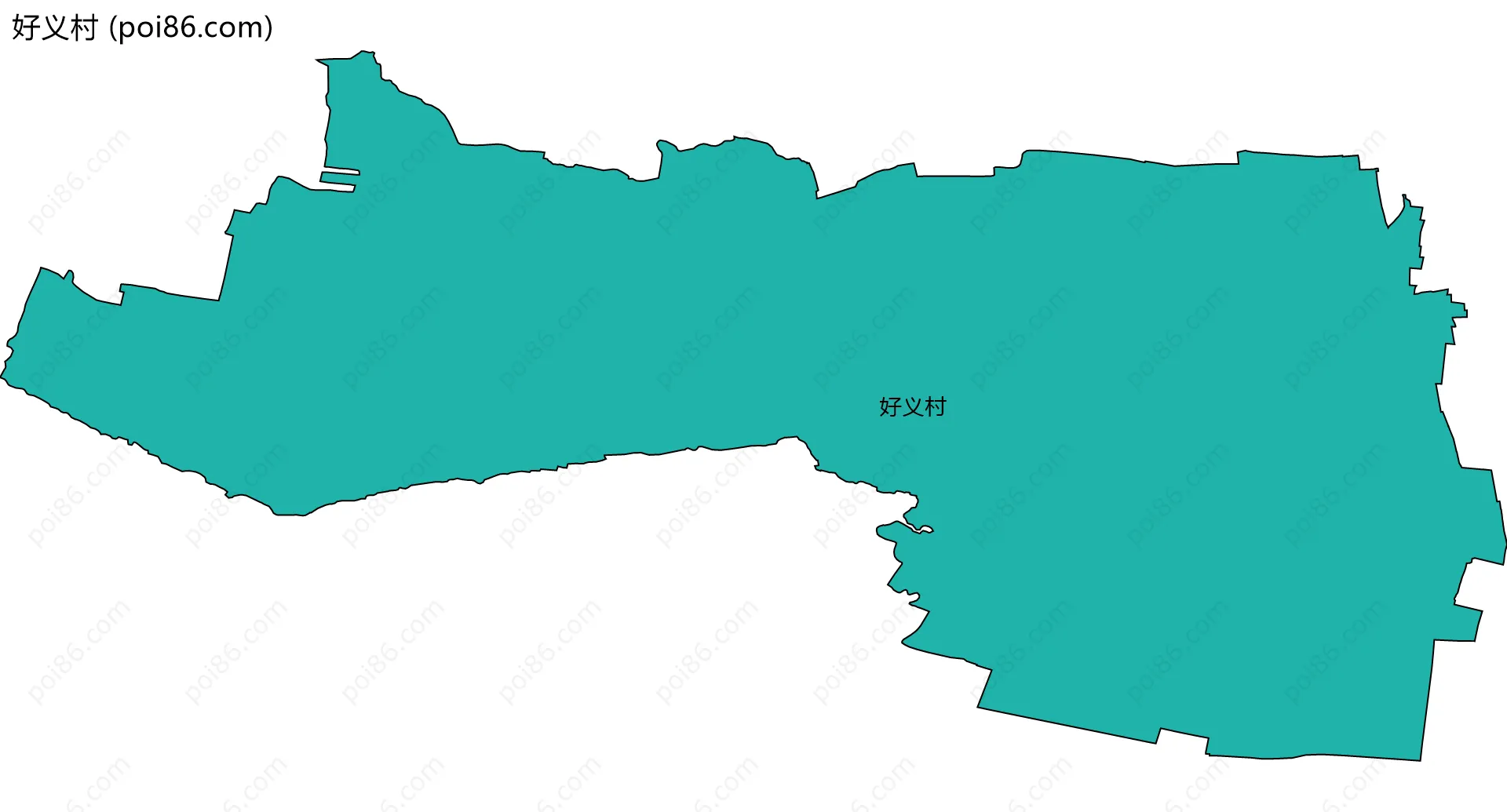 好义村边界地图