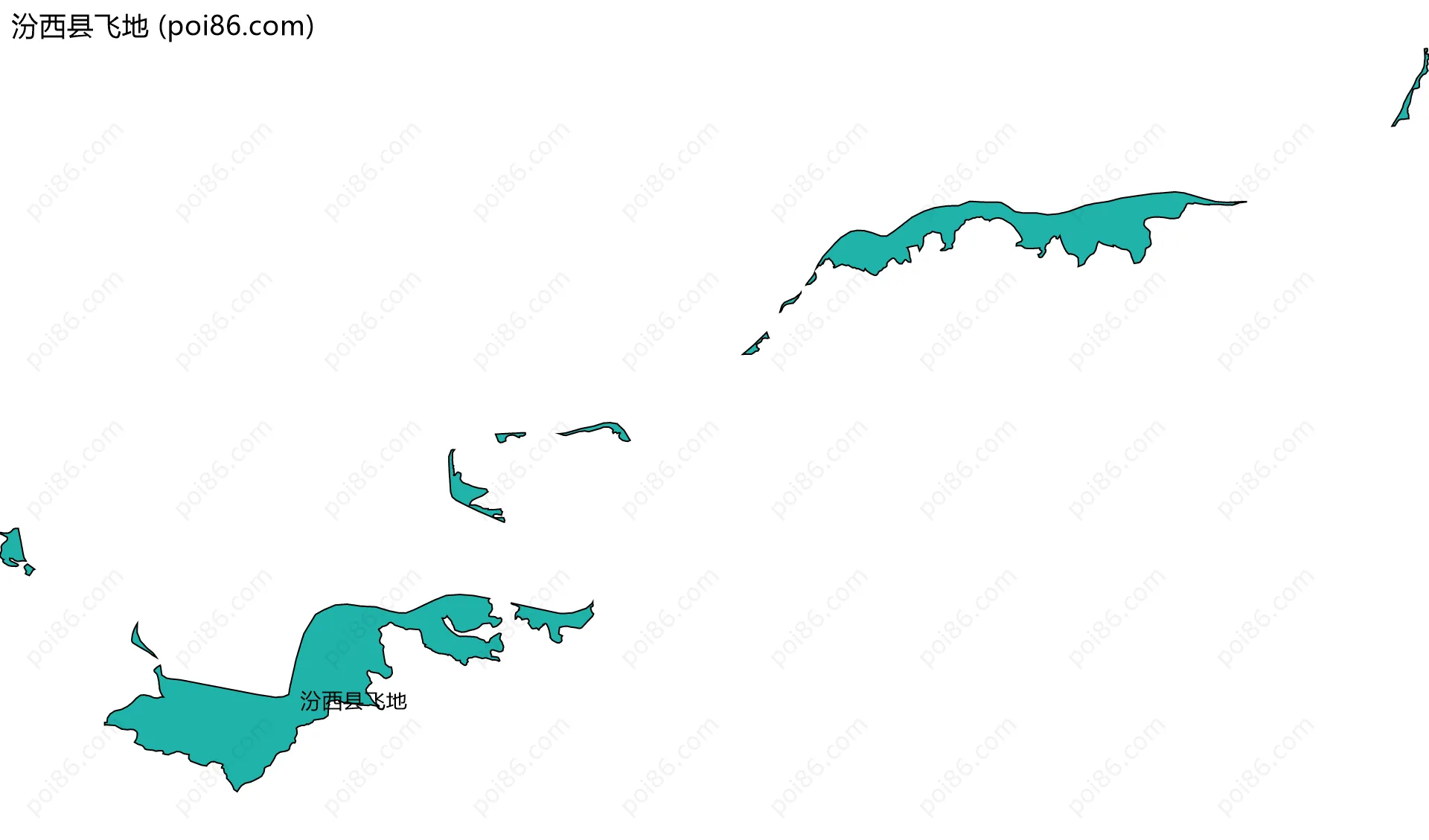 汾西县飞地边界地图