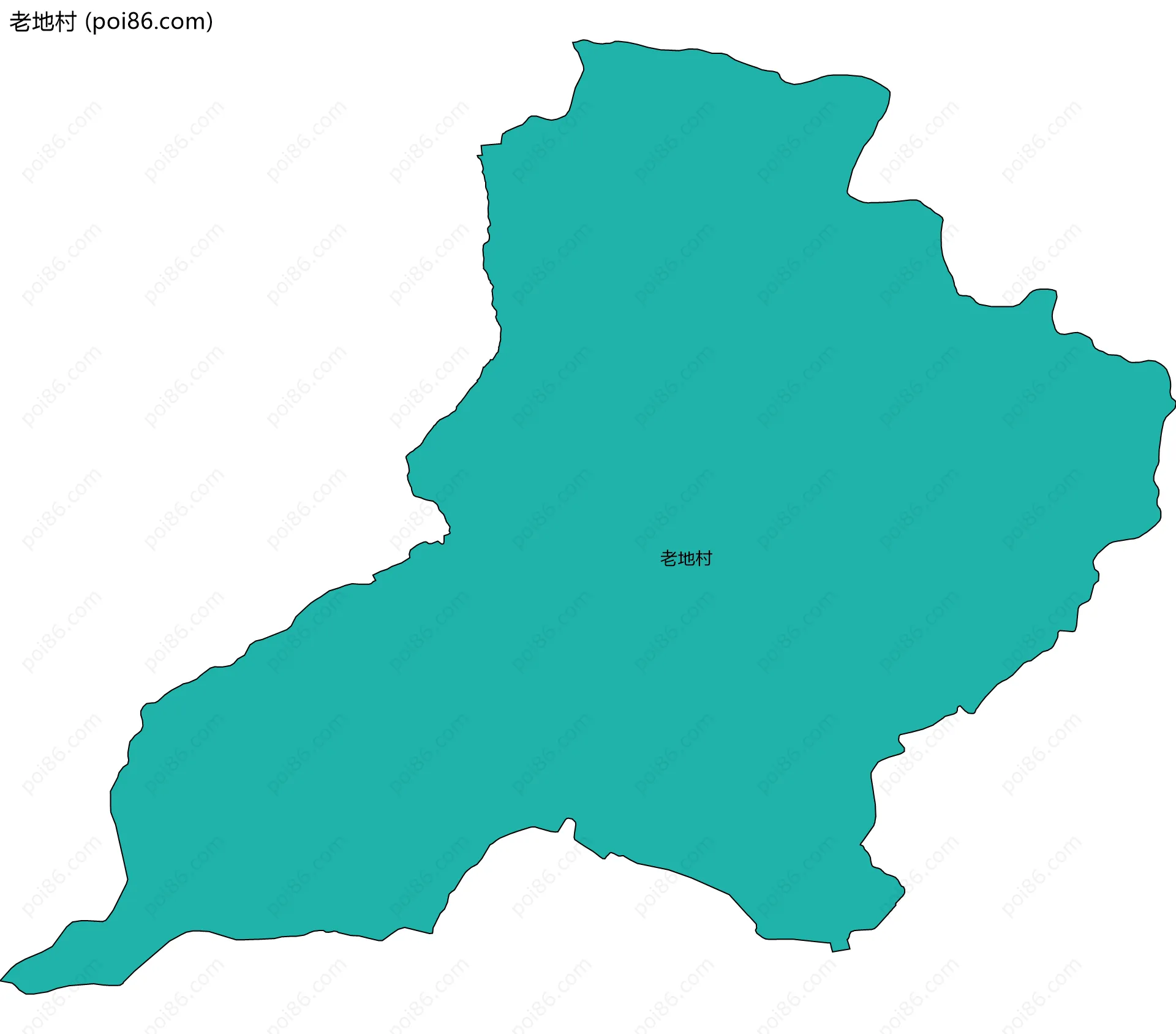 老地村边界地图