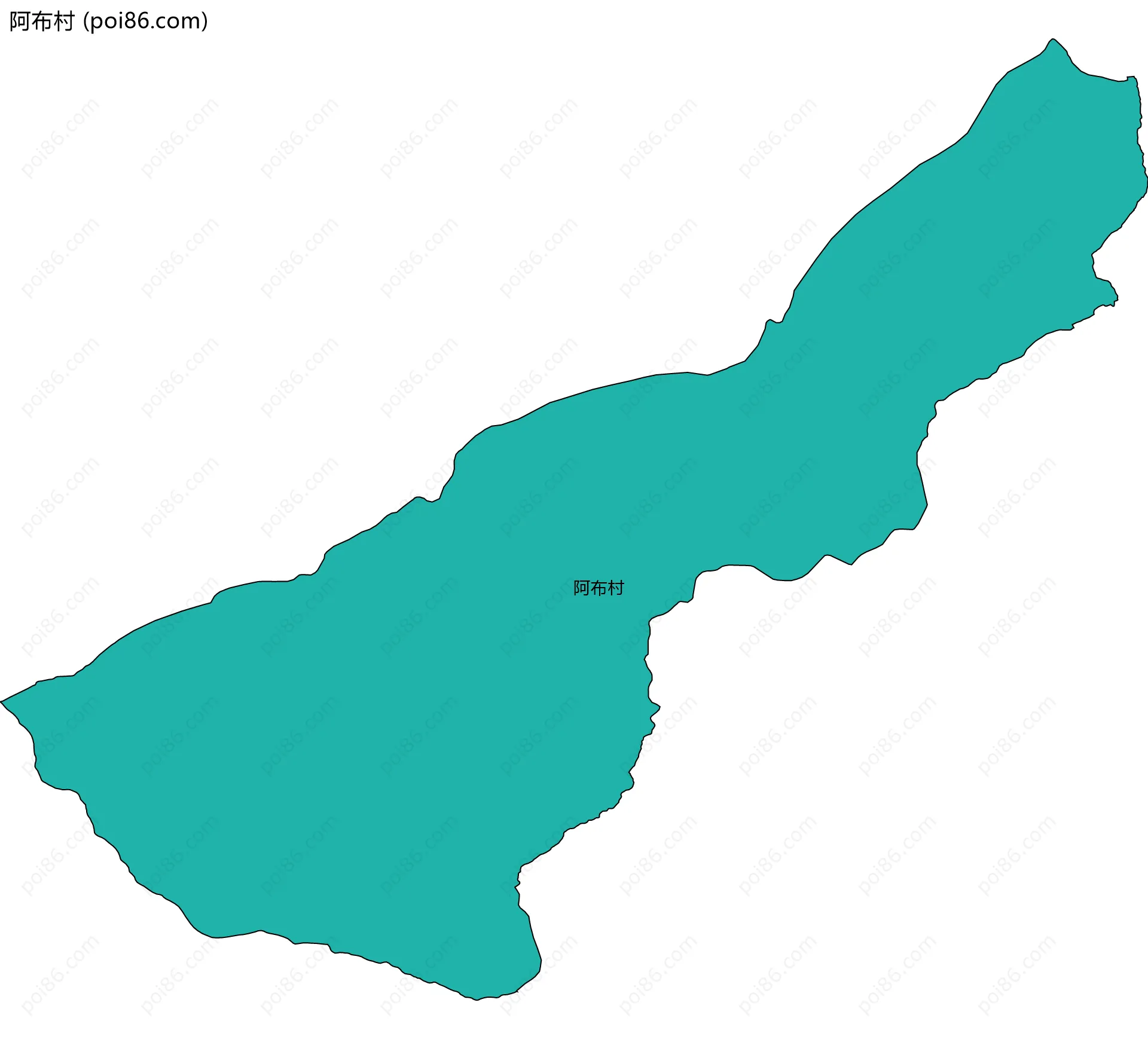 阿布村边界地图