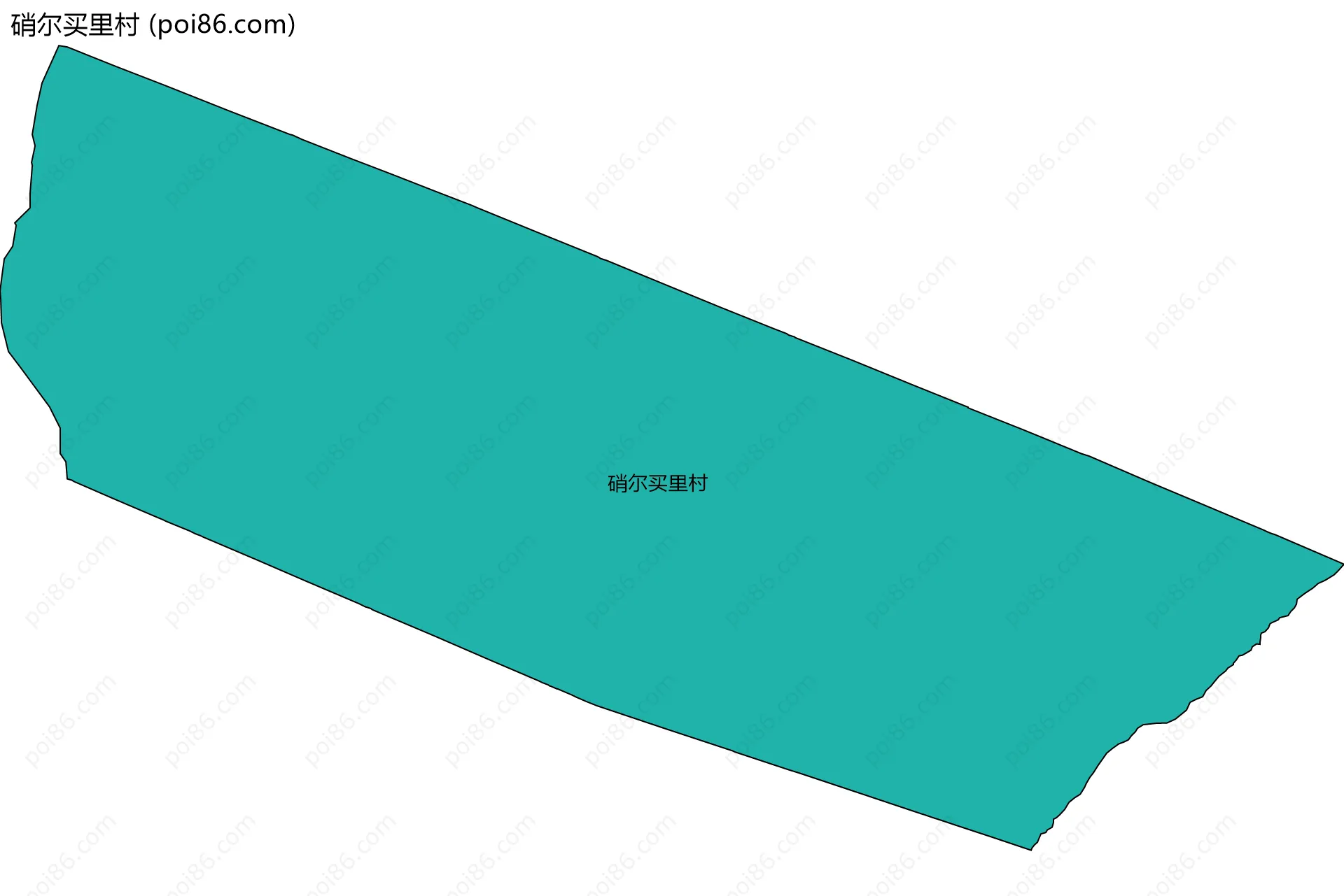 硝尔买里村边界地图