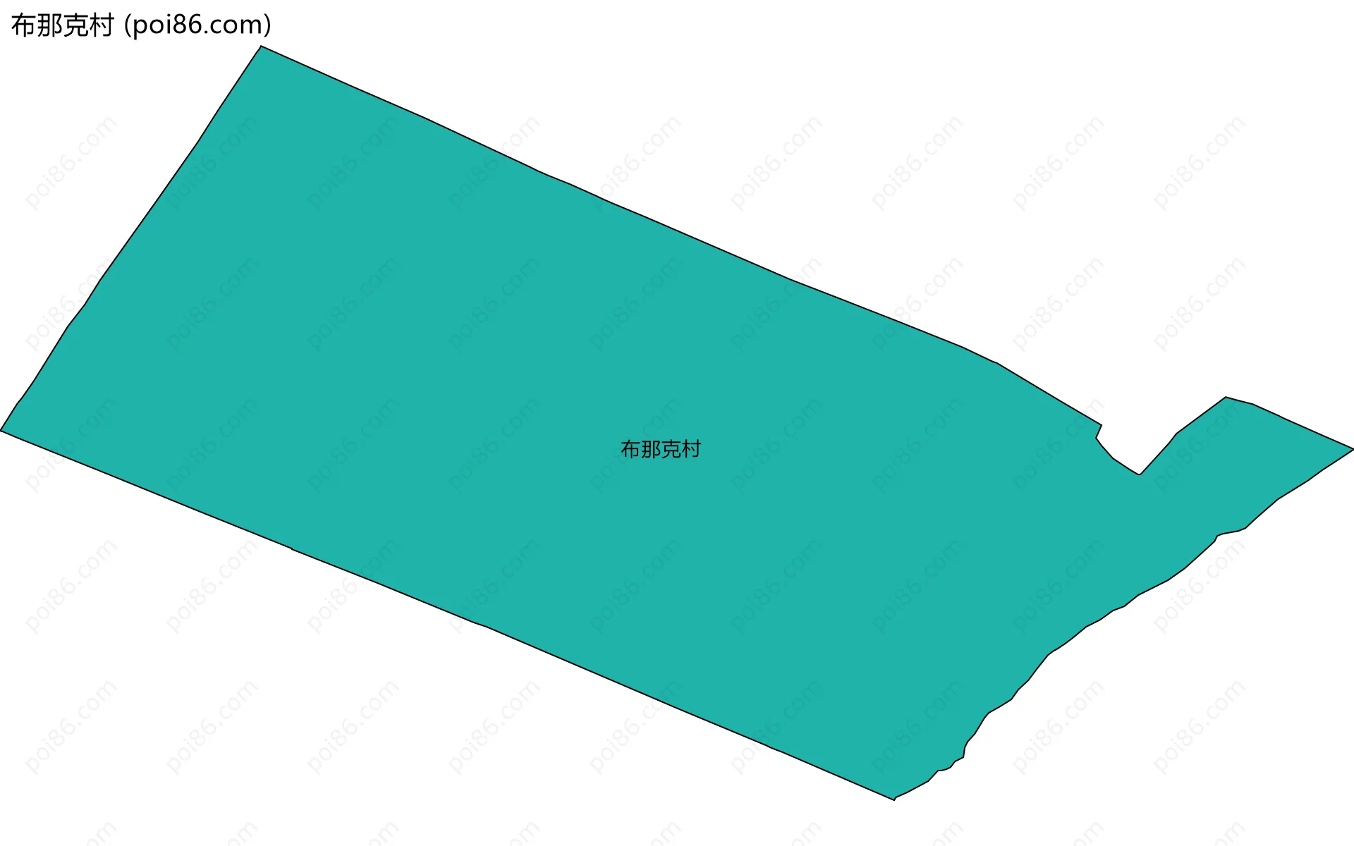布那克村边界地图