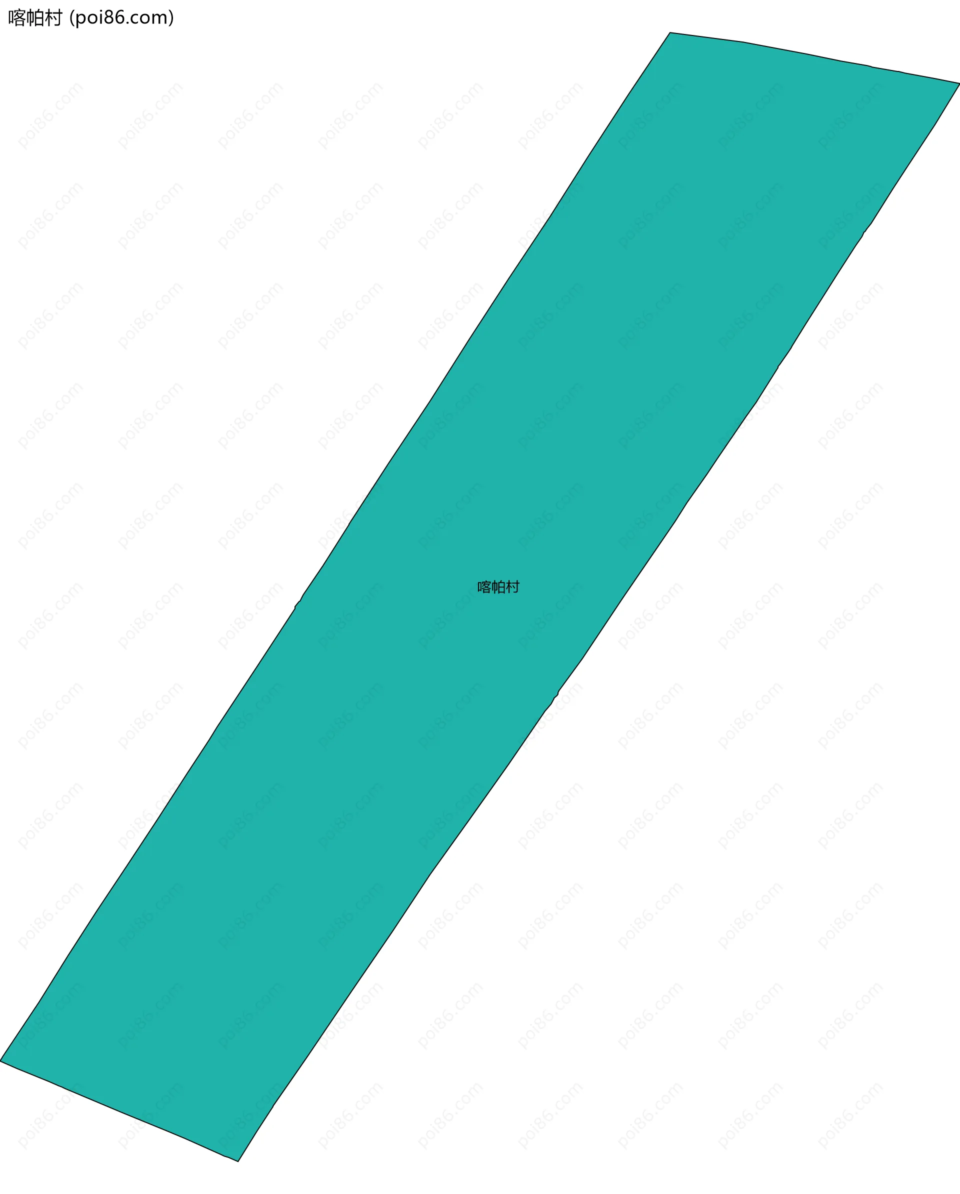 喀帕村边界地图