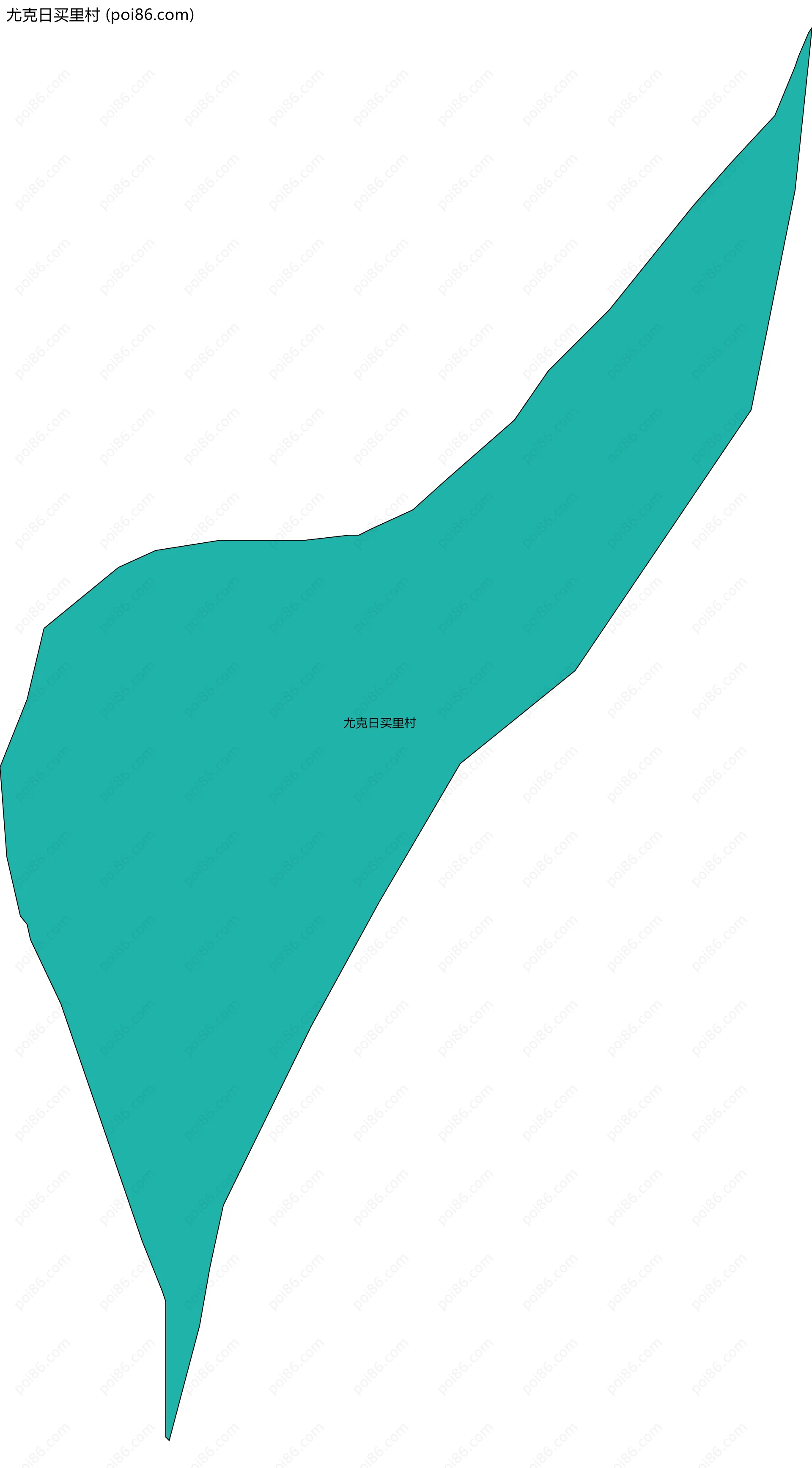 尤克日买里村边界地图