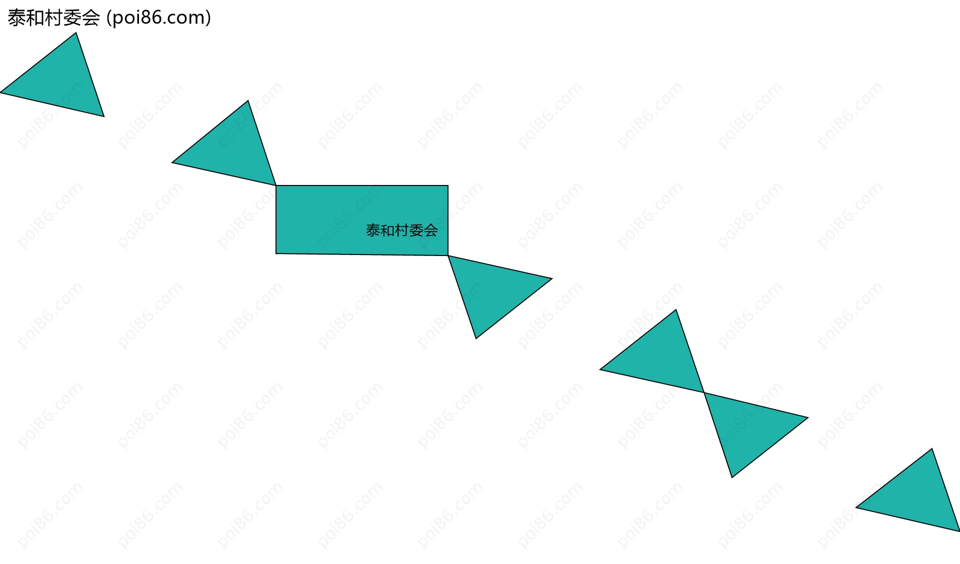 泰和村委会边界地图