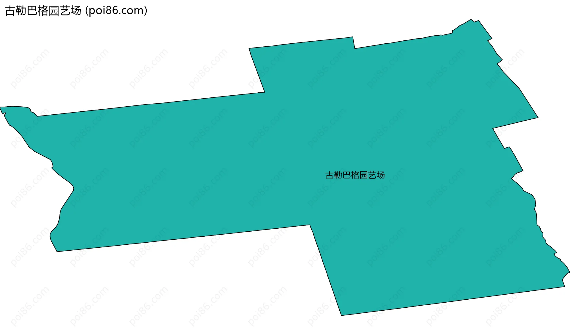 古勒巴格园艺场边界地图