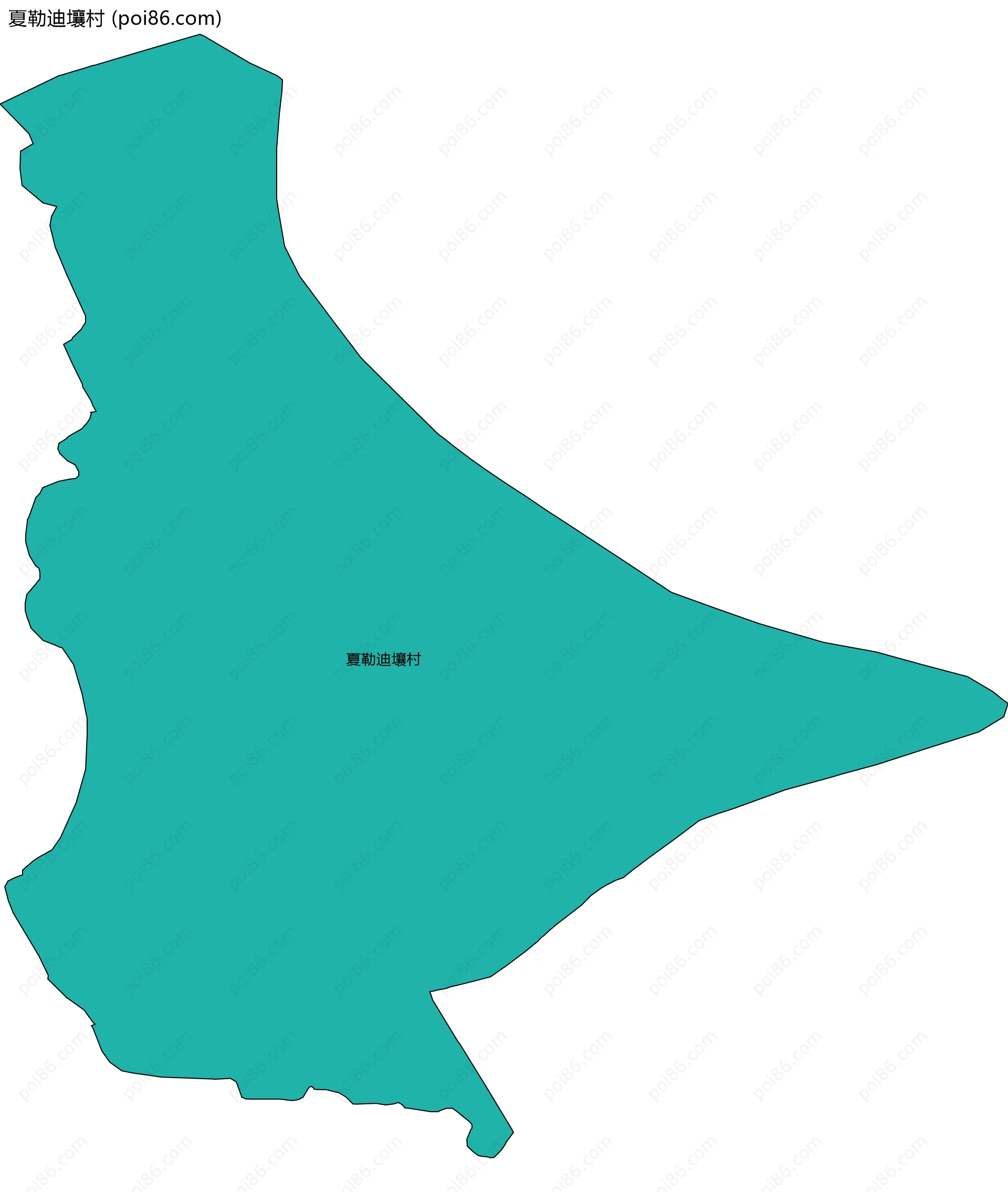 夏勒迪壤村边界地图